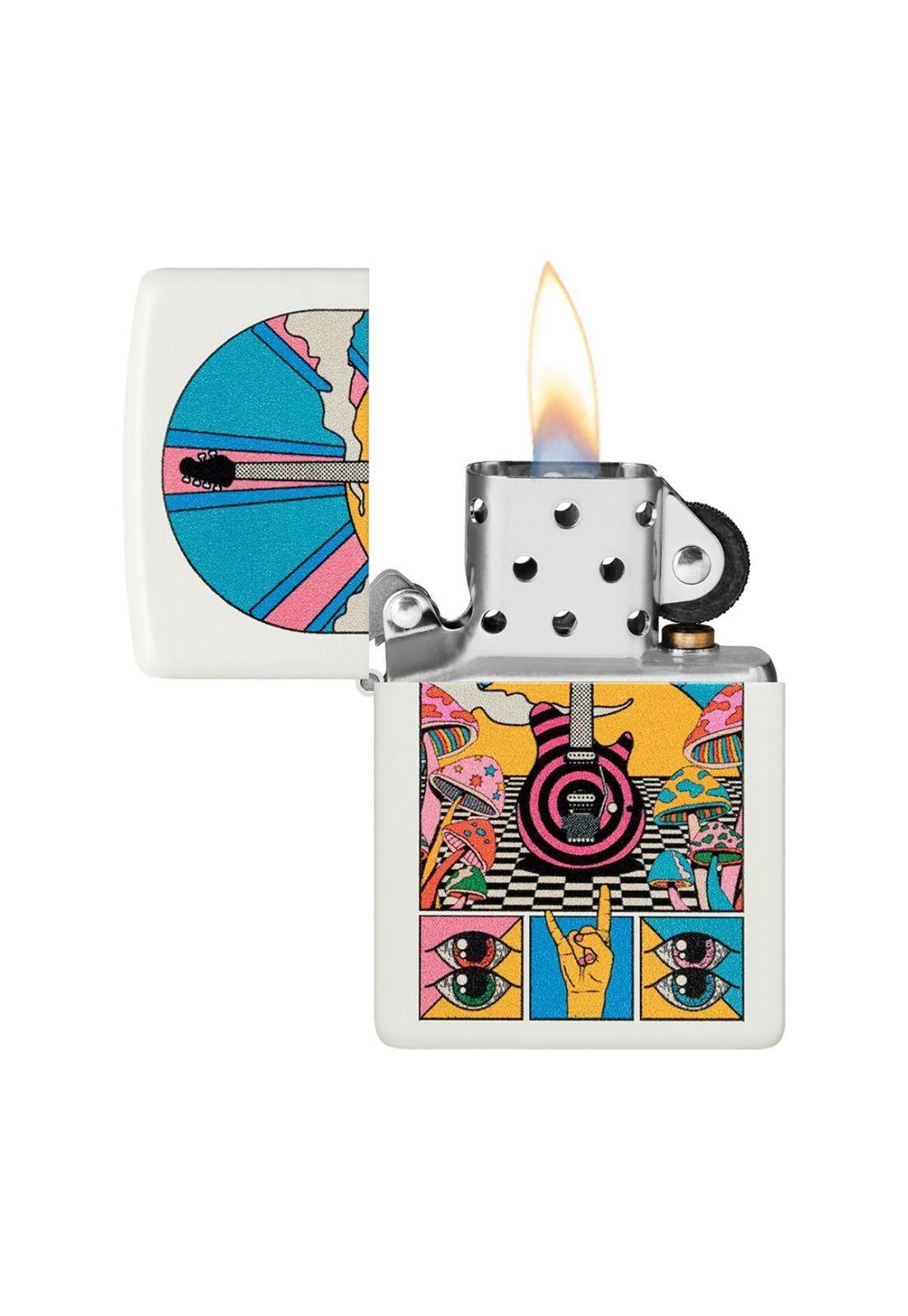 Encendedor Zippo Retro Music Design Blanco ZP46167-1