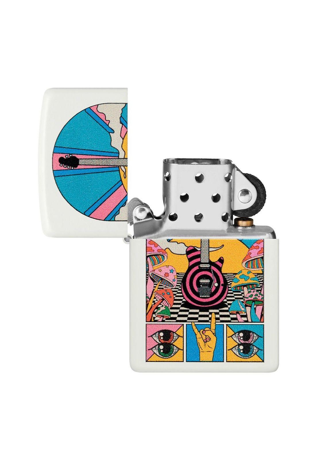 Encendedor Zippo Retro Music Design Blanco ZP46167-3