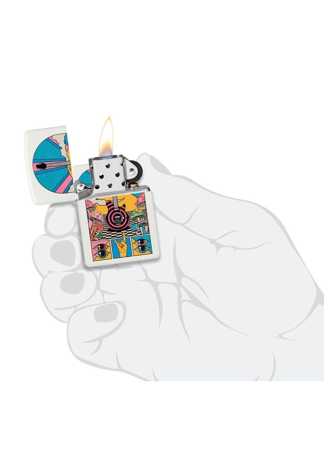 Encendedor Zippo Retro Music Design Blanco ZP46167-4