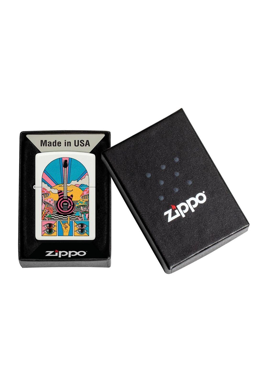 Encendedor Zippo Retro Music Design Blanco ZP46167-5