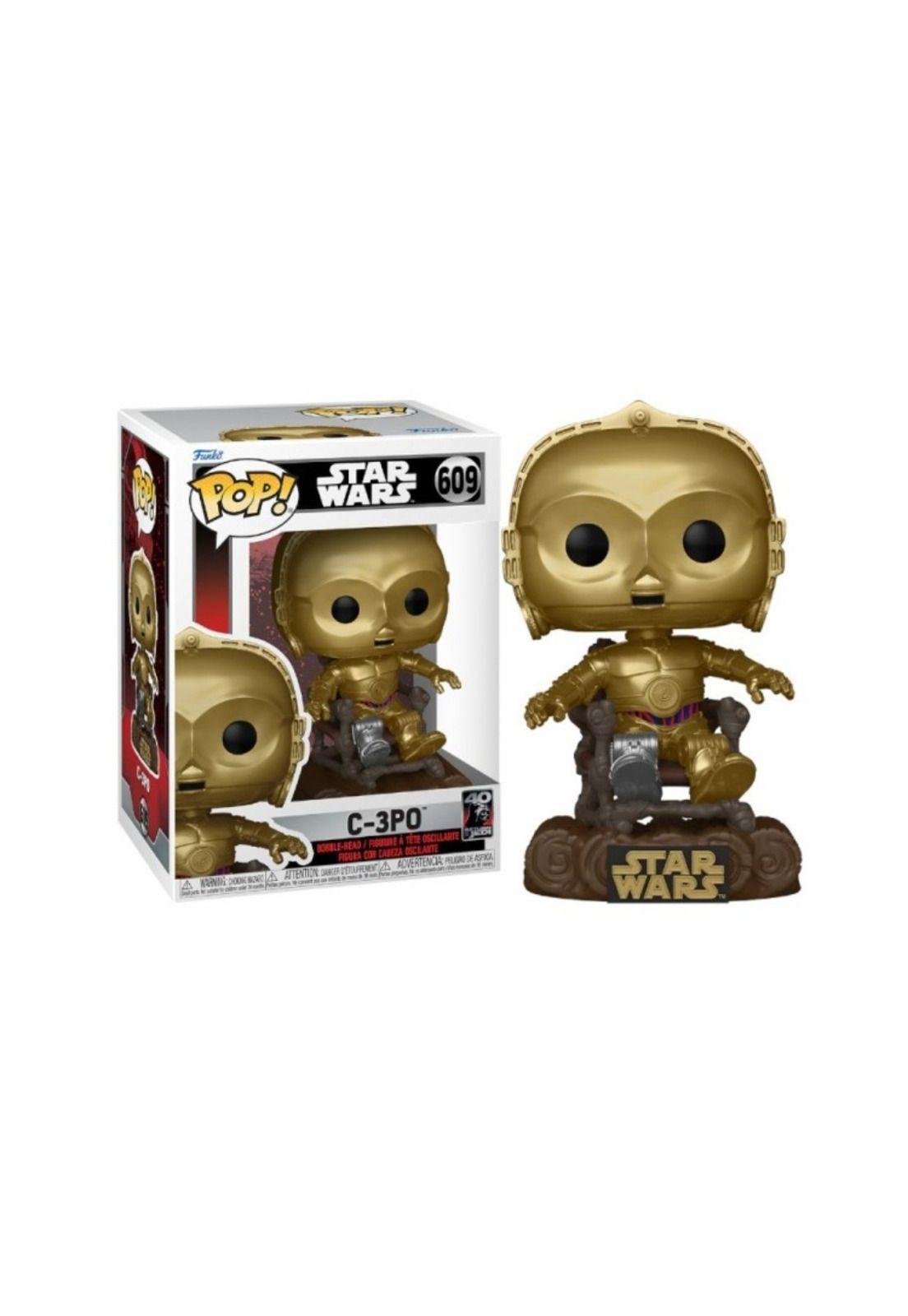 Funko Pop Star Wars Return of the Jedi 40th C3P0 w/Chair 609-0
