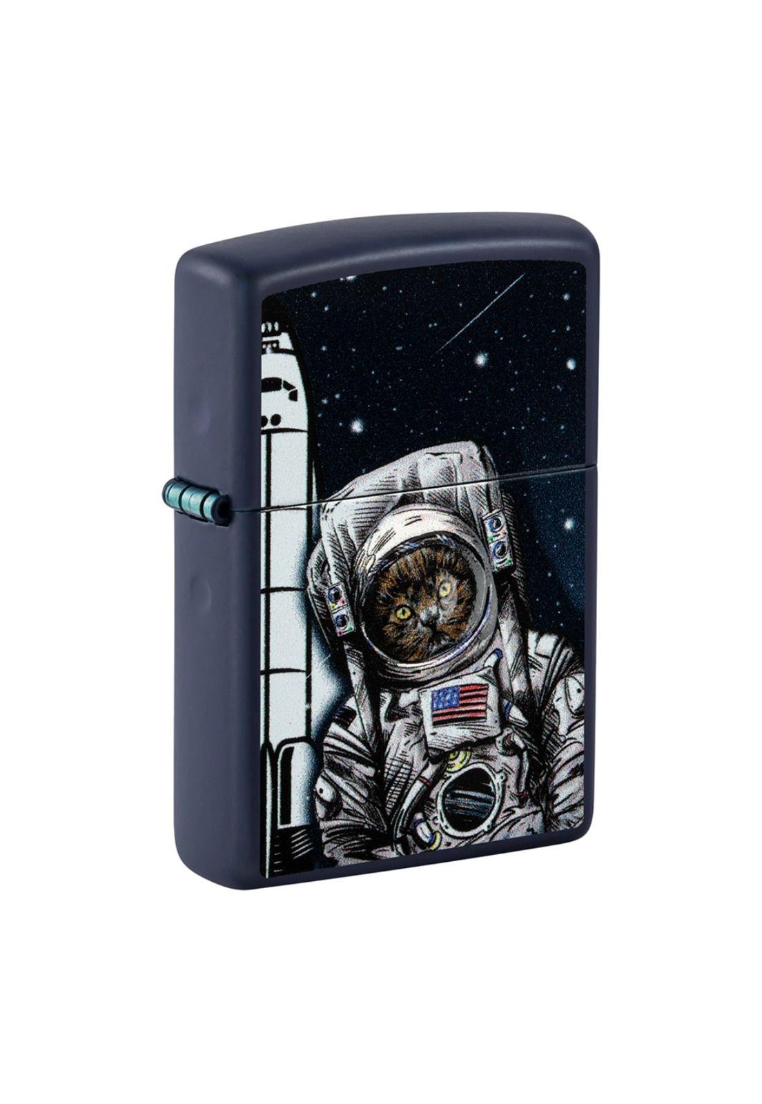 Encendedor Zippo Space Kitten Design Azul ZP239.CT400143-2