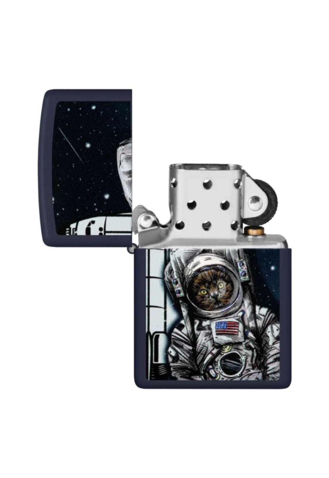 Encendedor Zippo Space Kitten Design Azul ZP239.CT400143-3