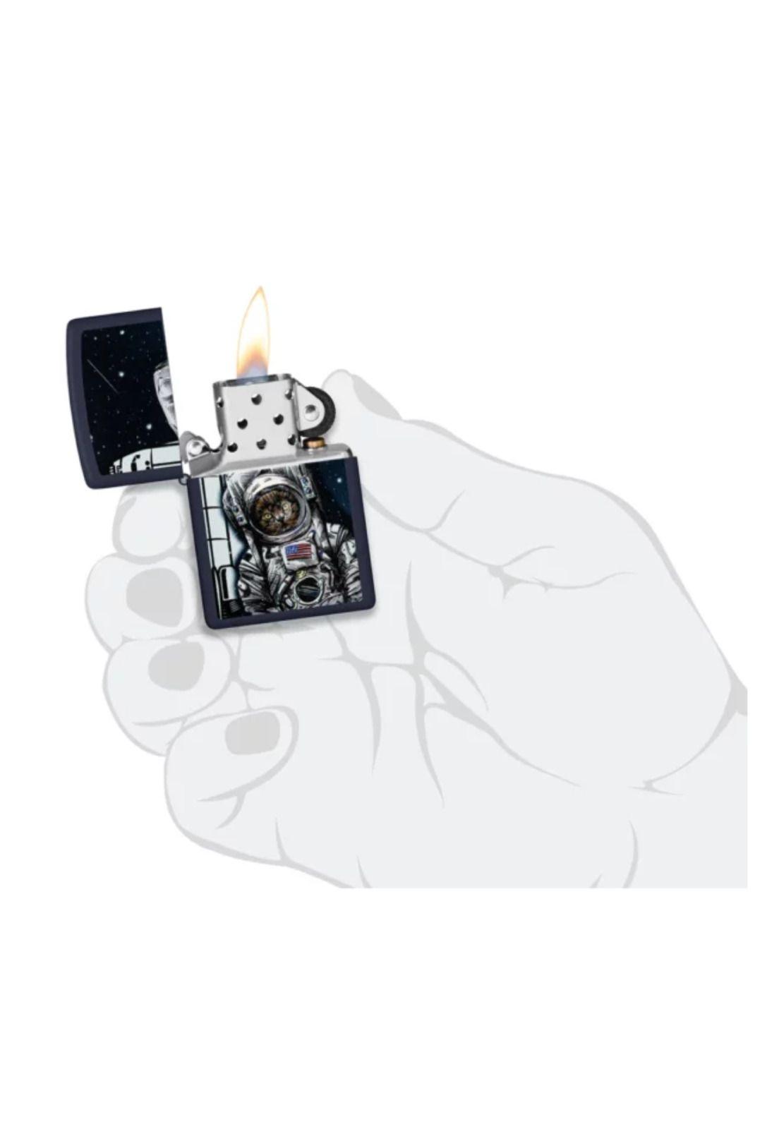 Encendedor Zippo Space Kitten Design Azul ZP239.CT400143-5