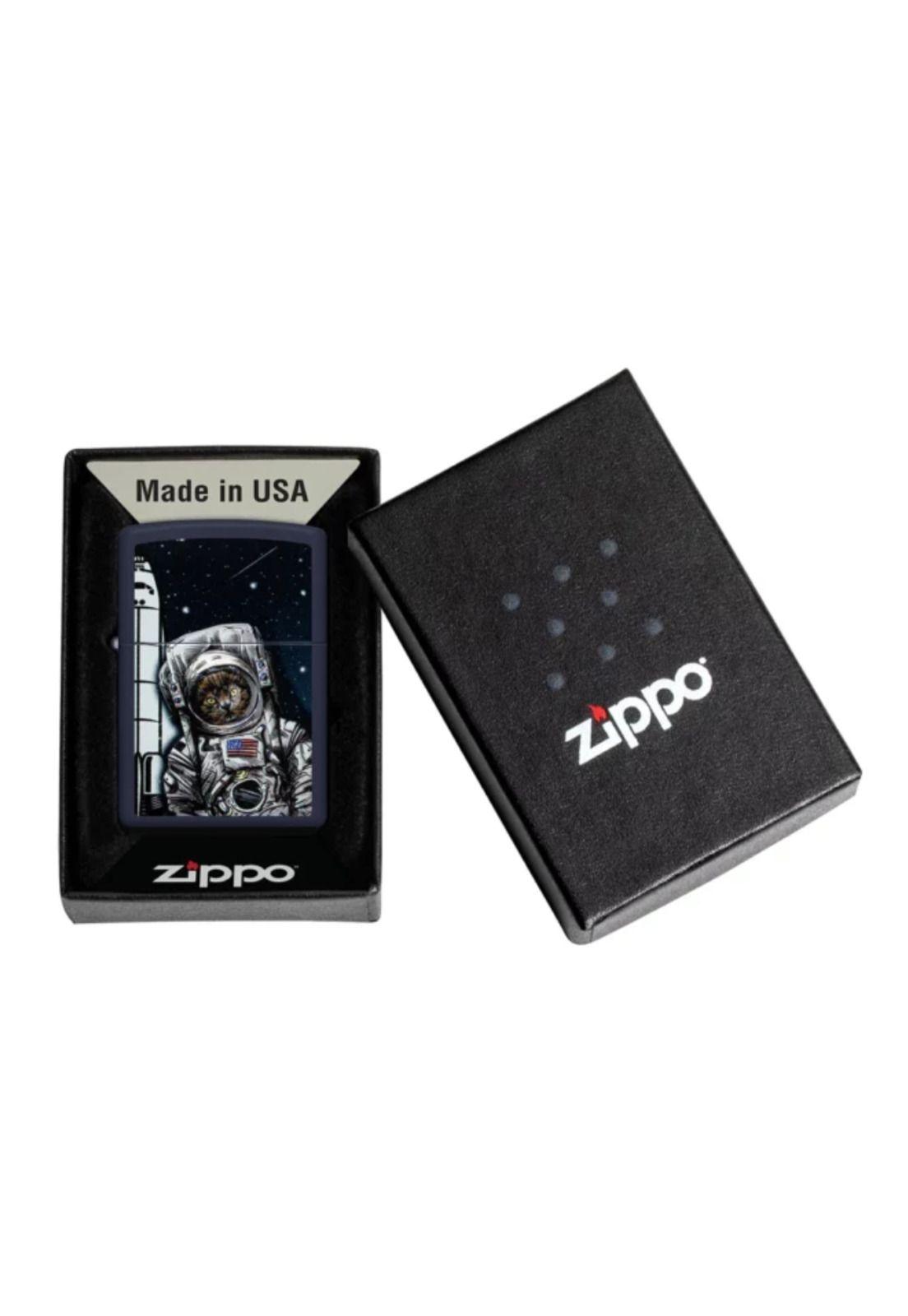 Encendedor Zippo Space Kitten Design Azul ZP239.CT400143-6