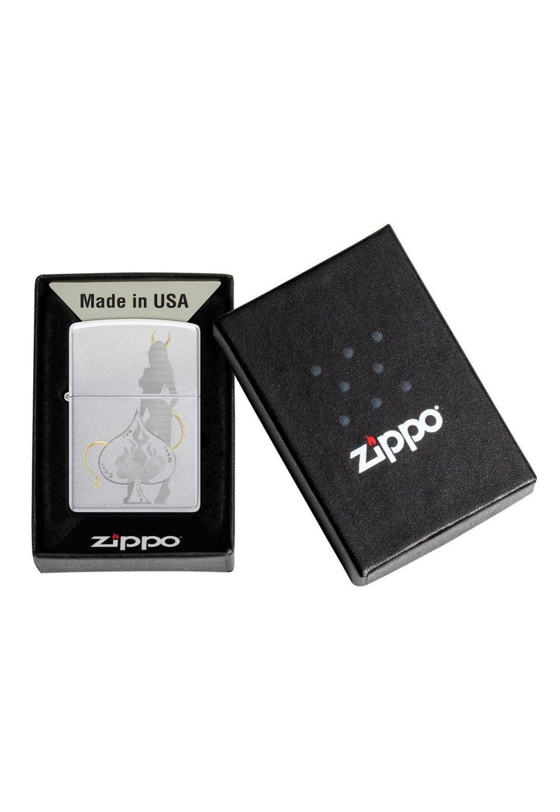Encendedor Zippo Devilish Ace Design Plateado ZP48658-4