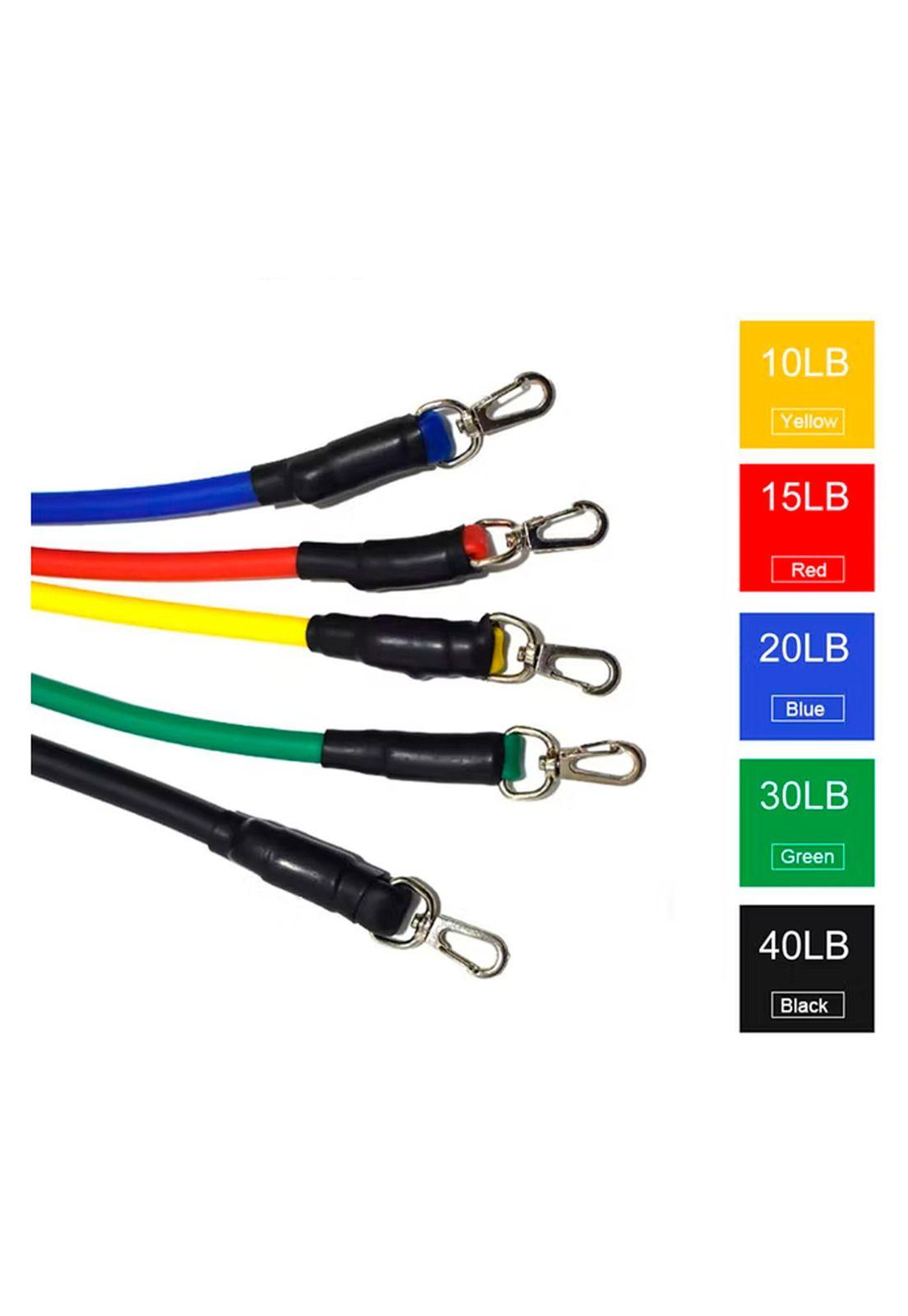 Set 11 Piezas Bandas Elásticas De Resistencia Ejercicios Fit-1