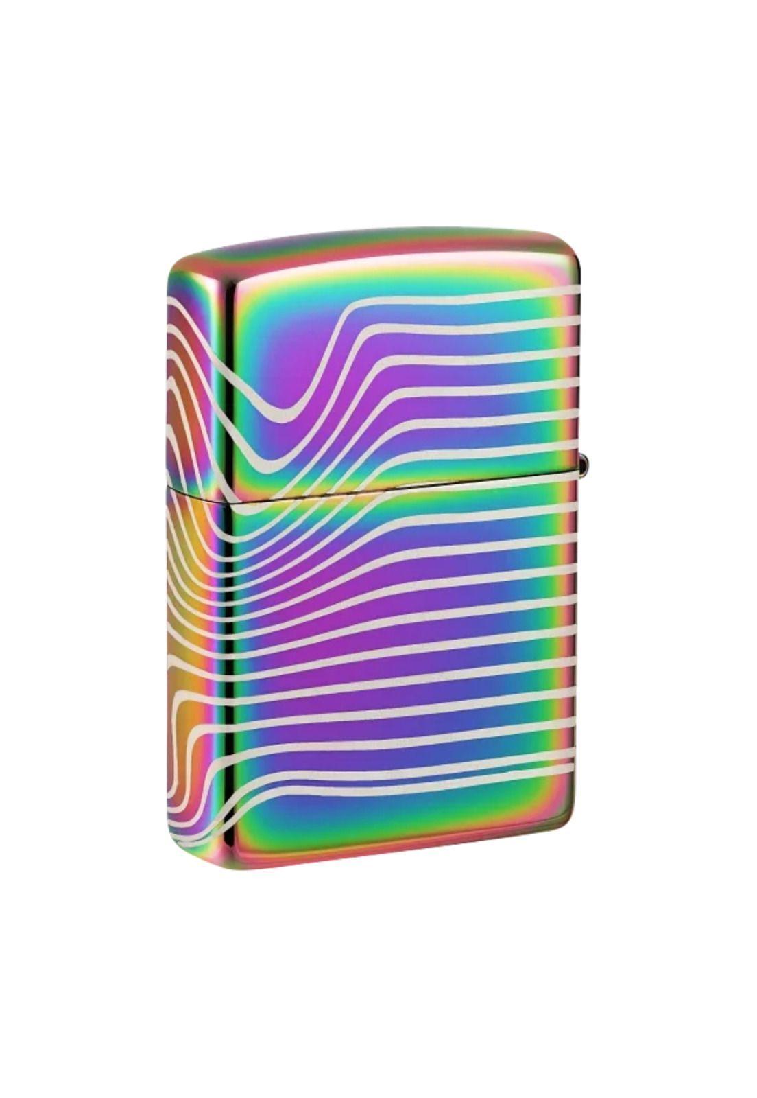 Encendedor Zippo Wavy Pattern Design Tornasol ZP48775 (Talle:Tamaño Único)-2