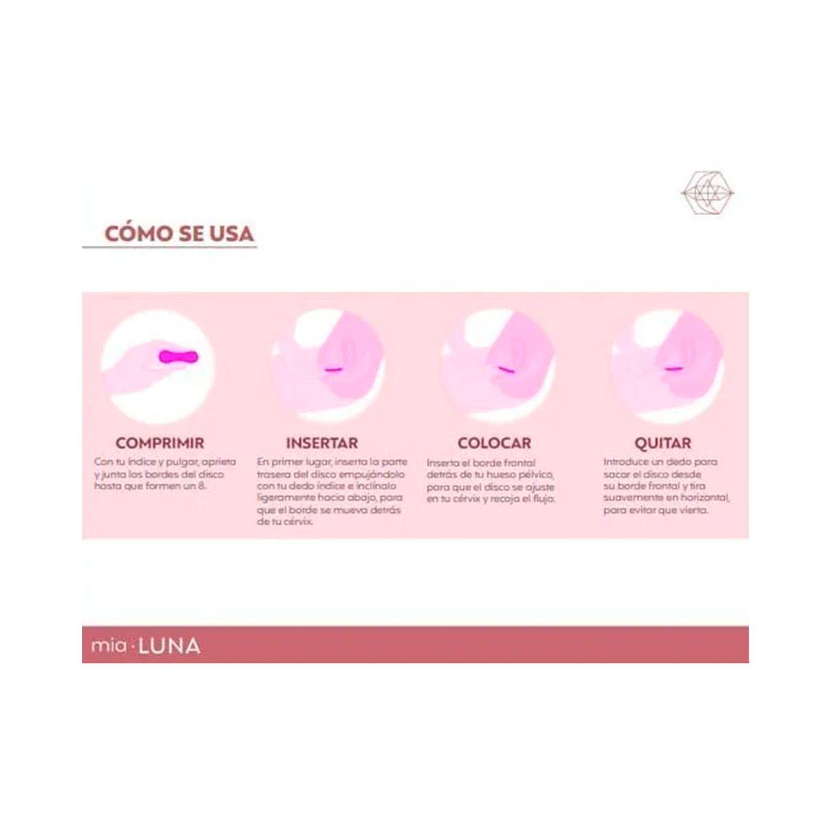 Disco Menstrual Mia Disc Mia Luna Talla S Lila-3