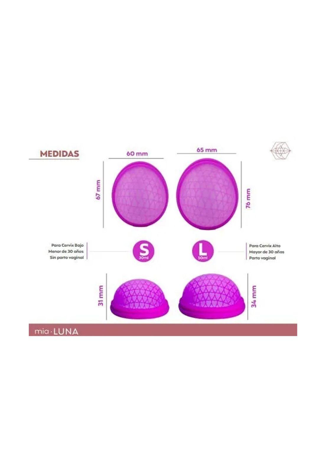 Disco Menstrual Mia Disc Mia Luna Talla S Lila-2