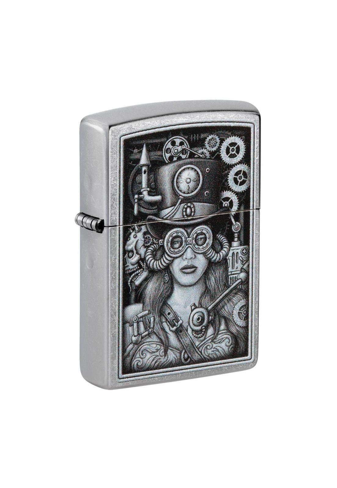 Encendedor Zippo Steampunk Design Plateado ZP48387-2