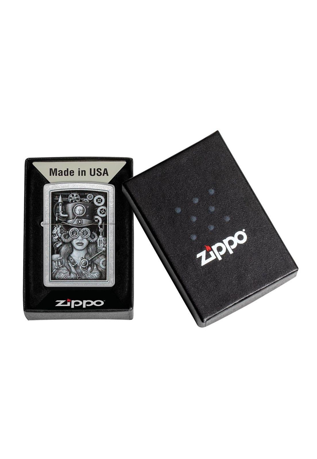 Encendedor Zippo Steampunk Design Plateado ZP48387-5