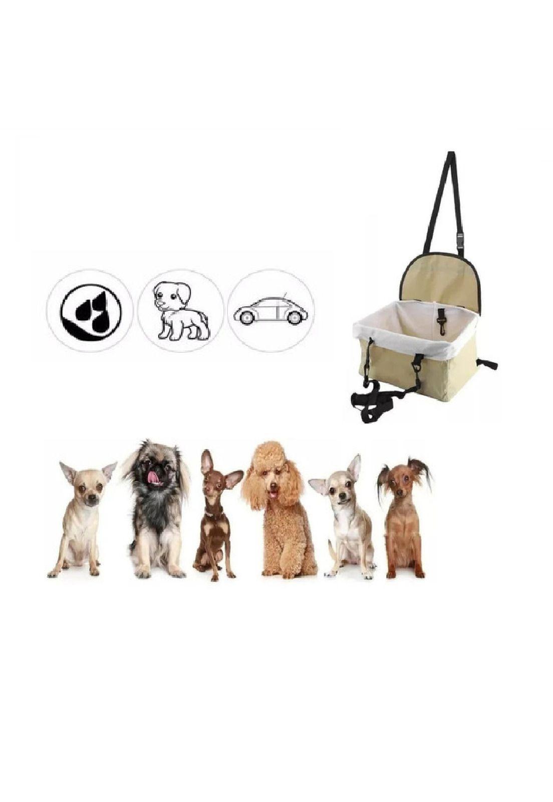 Bolso Canasta Silla De Auto Para Mascotas Perros Gatos Viaje-4