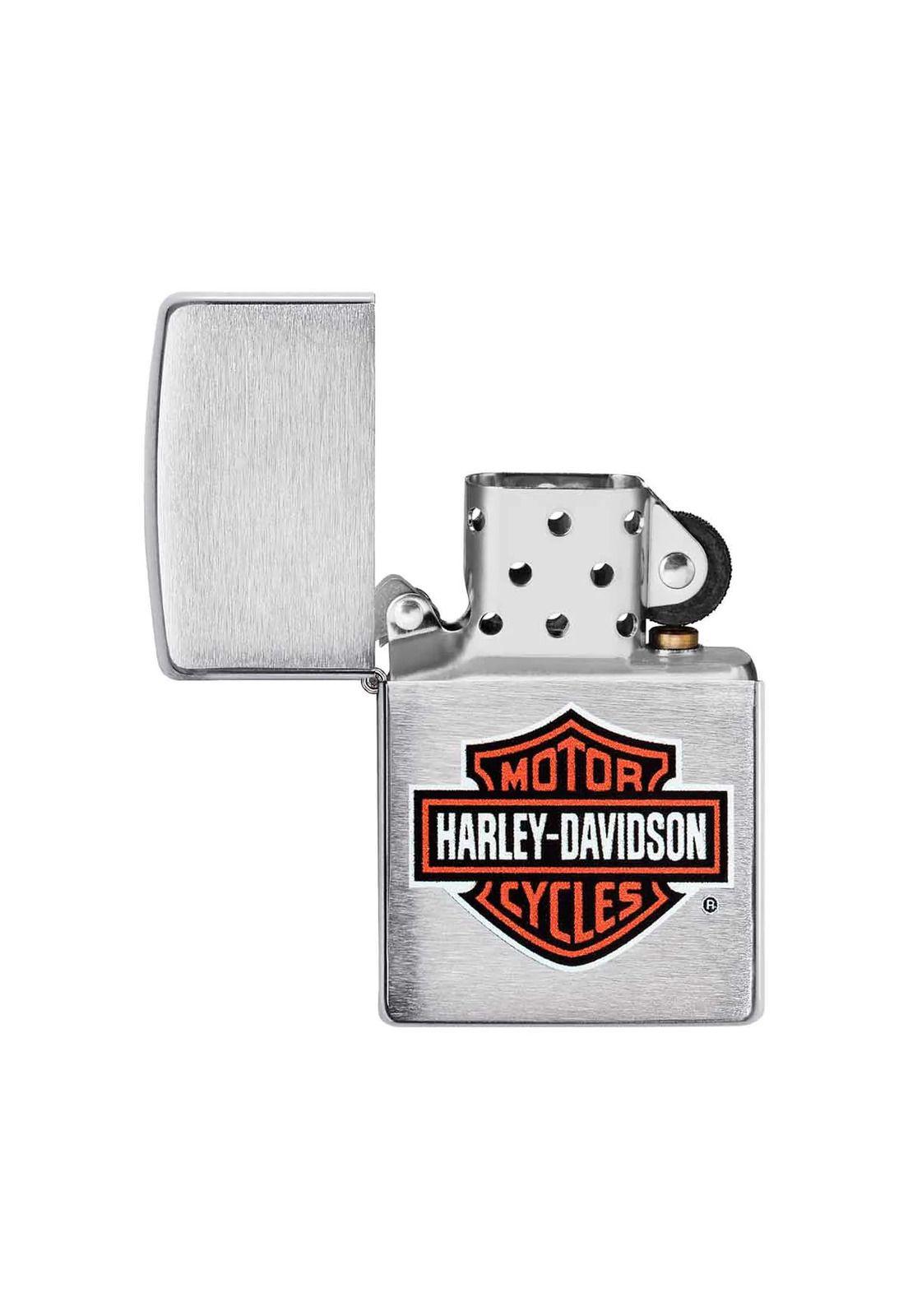 Encendedor Zippo Harley Davidson Logo Naranja Zp200hd.h252-1