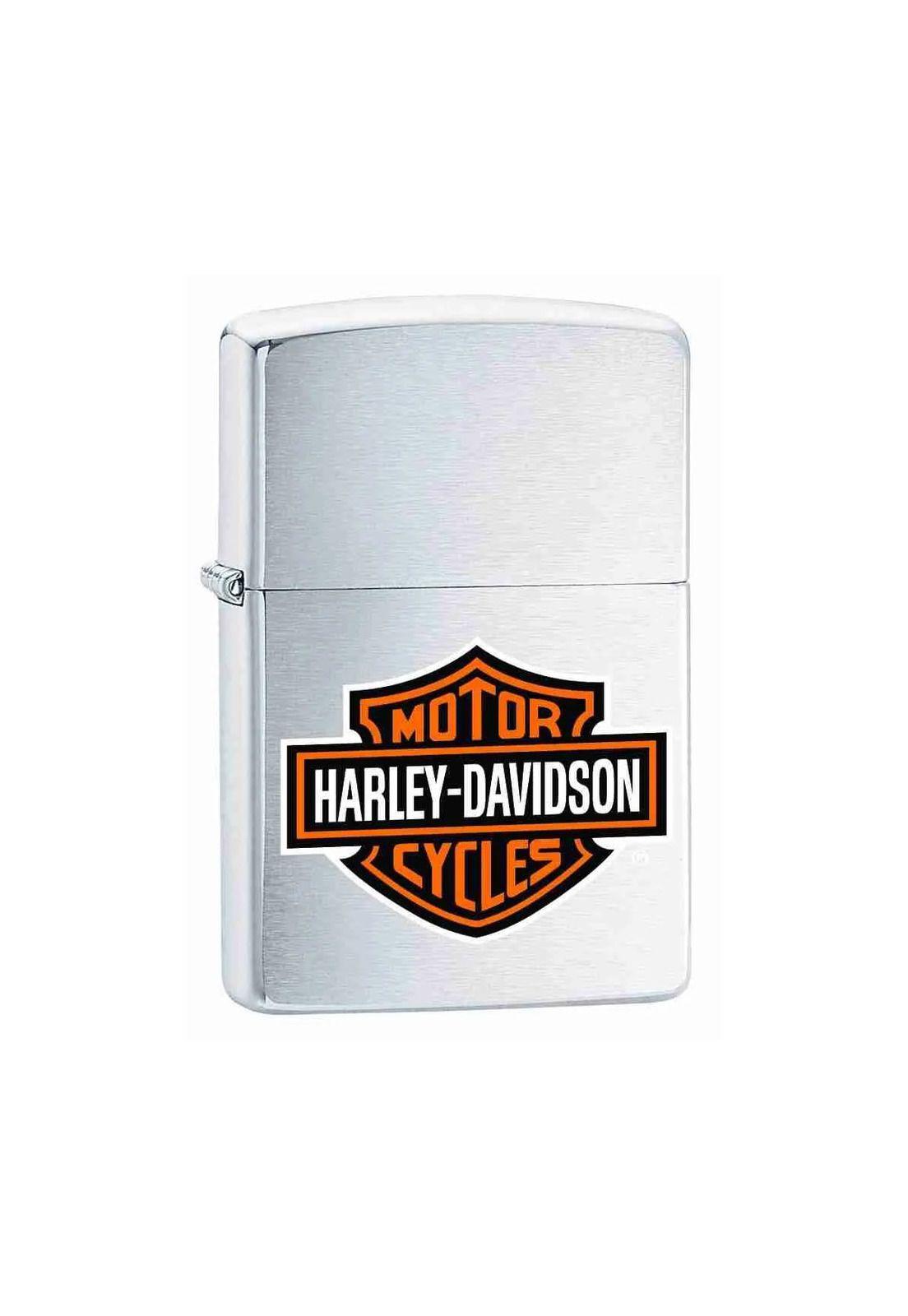 Encendedor Zippo Harley Davidson Logo Naranja Zp200hd.h252-2
