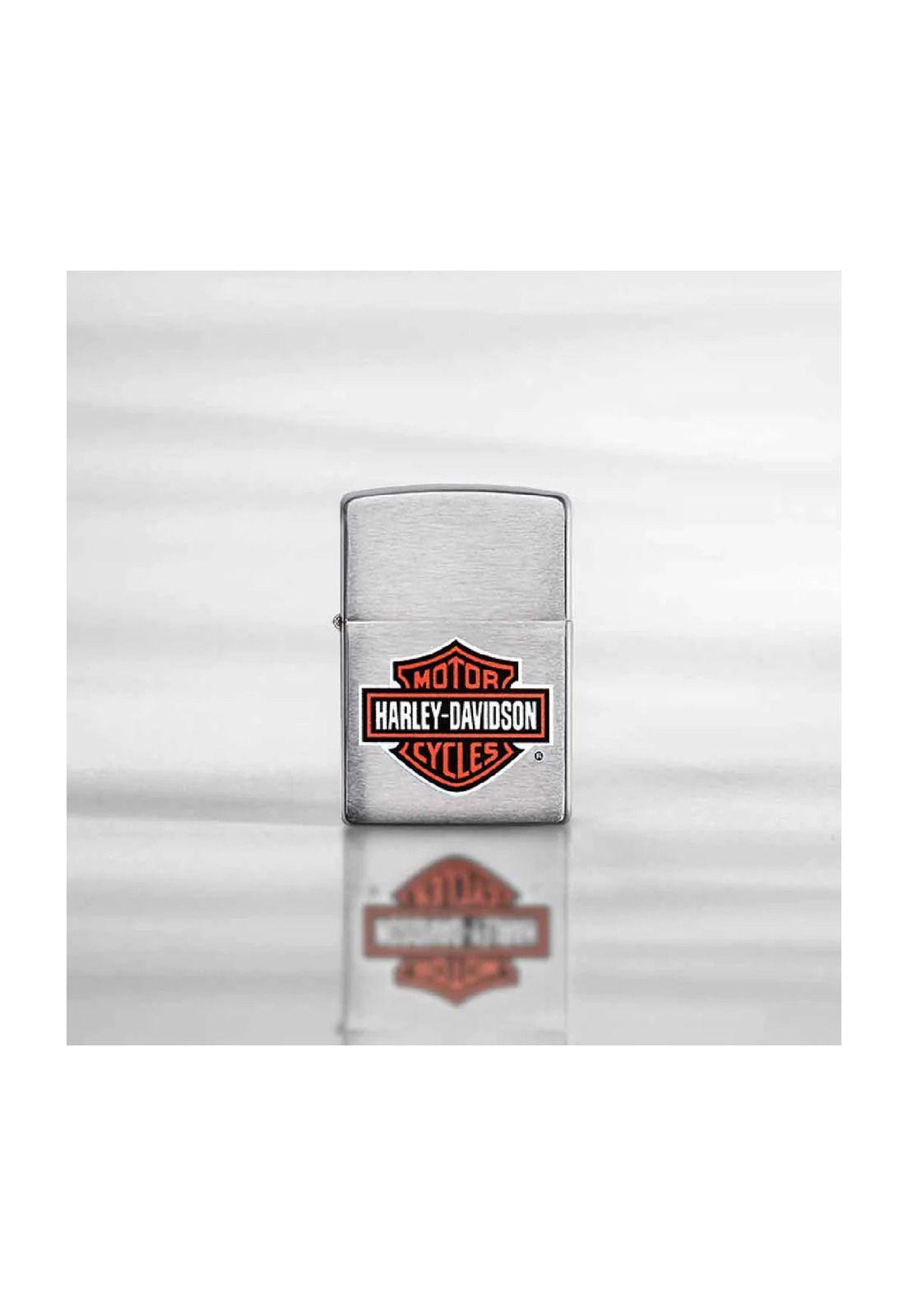 Encendedor Zippo Harley Davidson Logo Naranja Zp200hd.h252-3