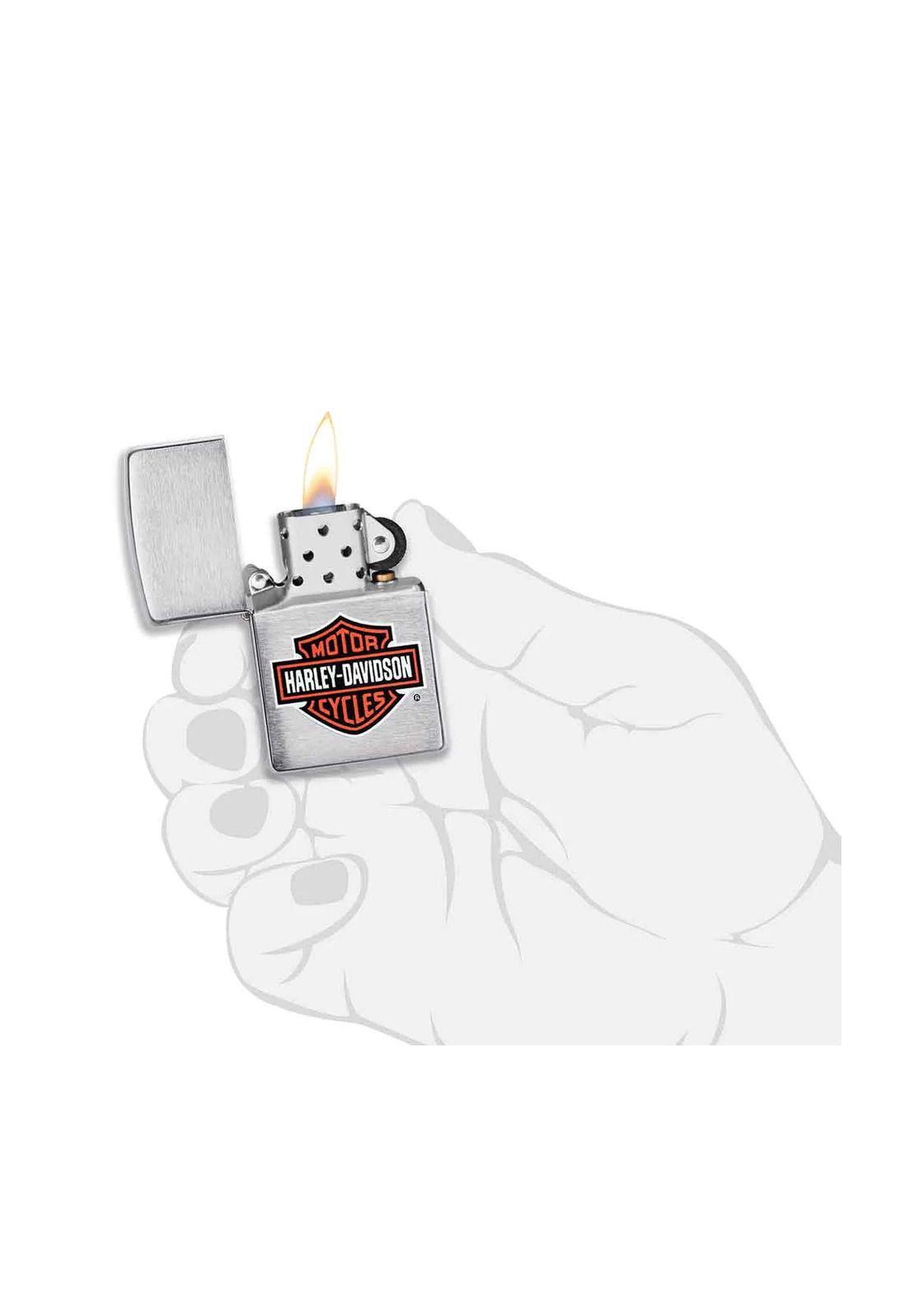 Encendedor Zippo Harley Davidson Logo Naranja Zp200hd.h252-4