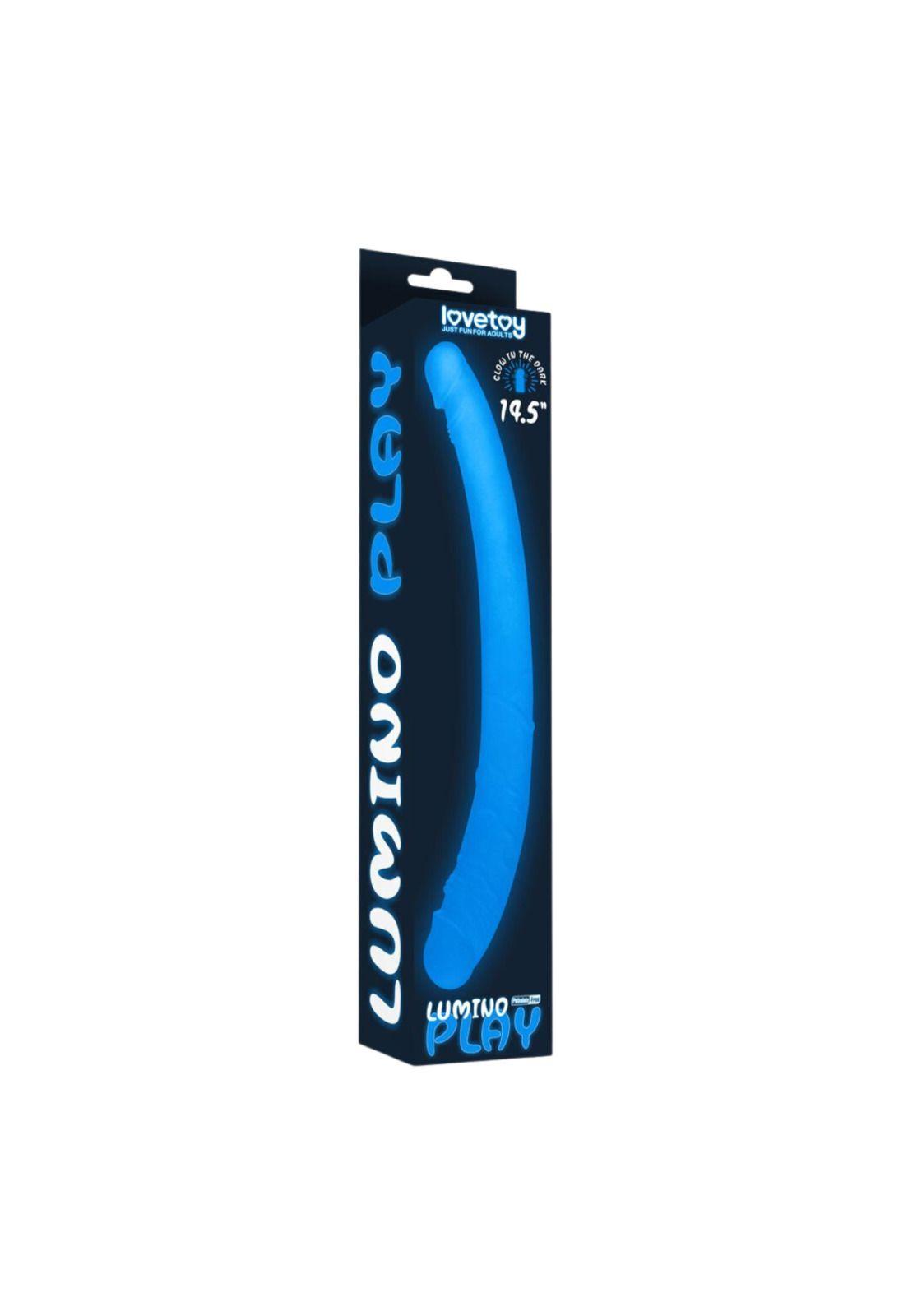 Dildo Consolador Doble Luminiscente Lumino Play 37cm Lovetoy-0