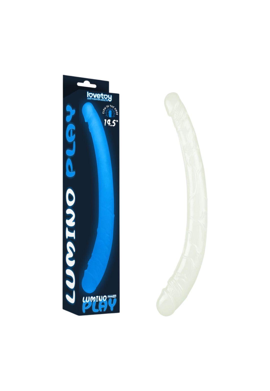 Dildo Consolador Doble Luminiscente Lumino Play 37cm Lovetoy-1
