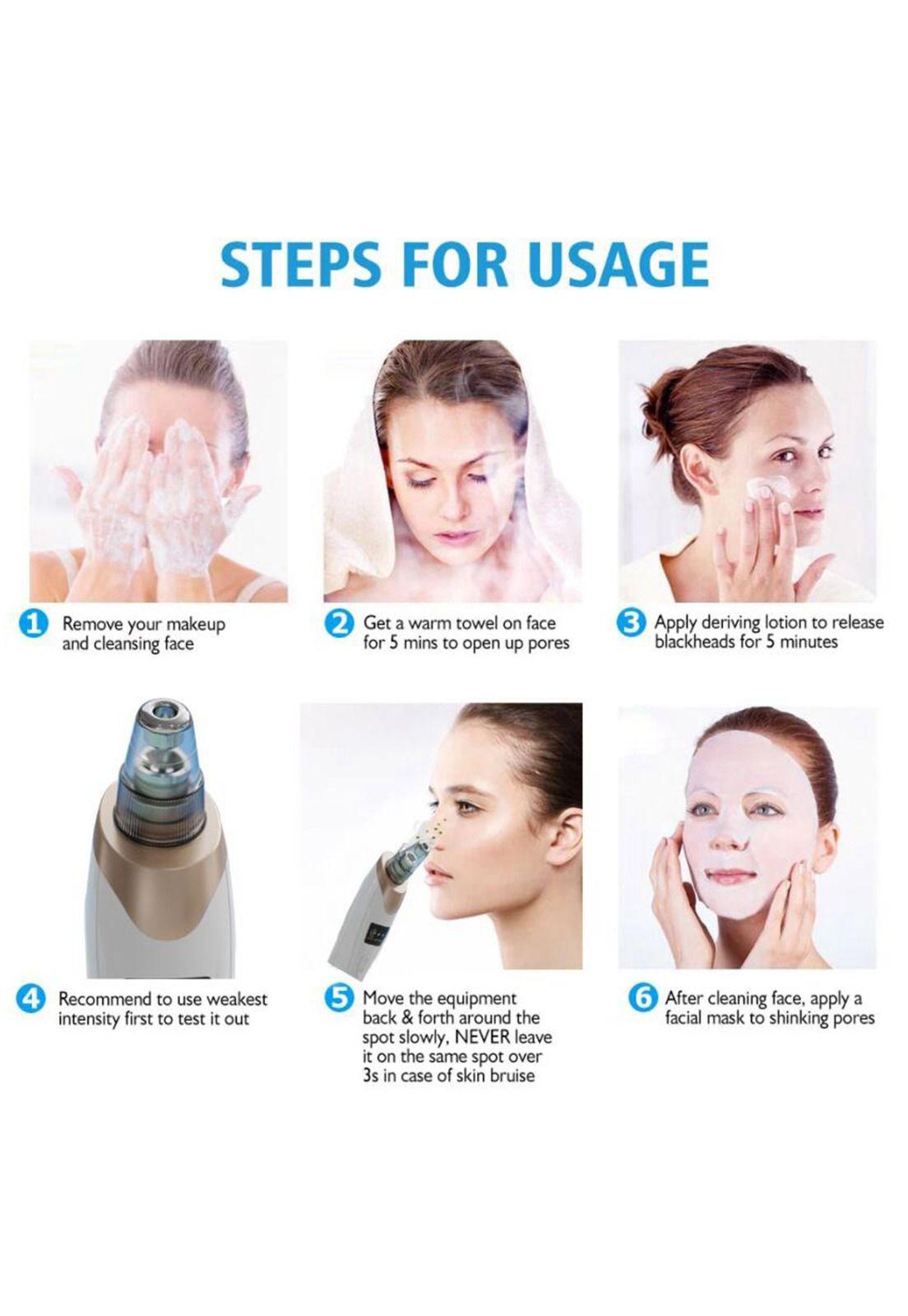 Removedor Puntos Negros Extractor De Espinillas Facial Usb-4