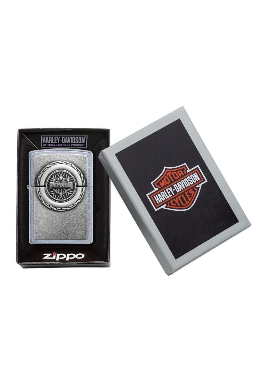 Encendedor Zippo 207 Harley-Davidson Plateado ZP49175 (Talle:Tamaño Único)-2