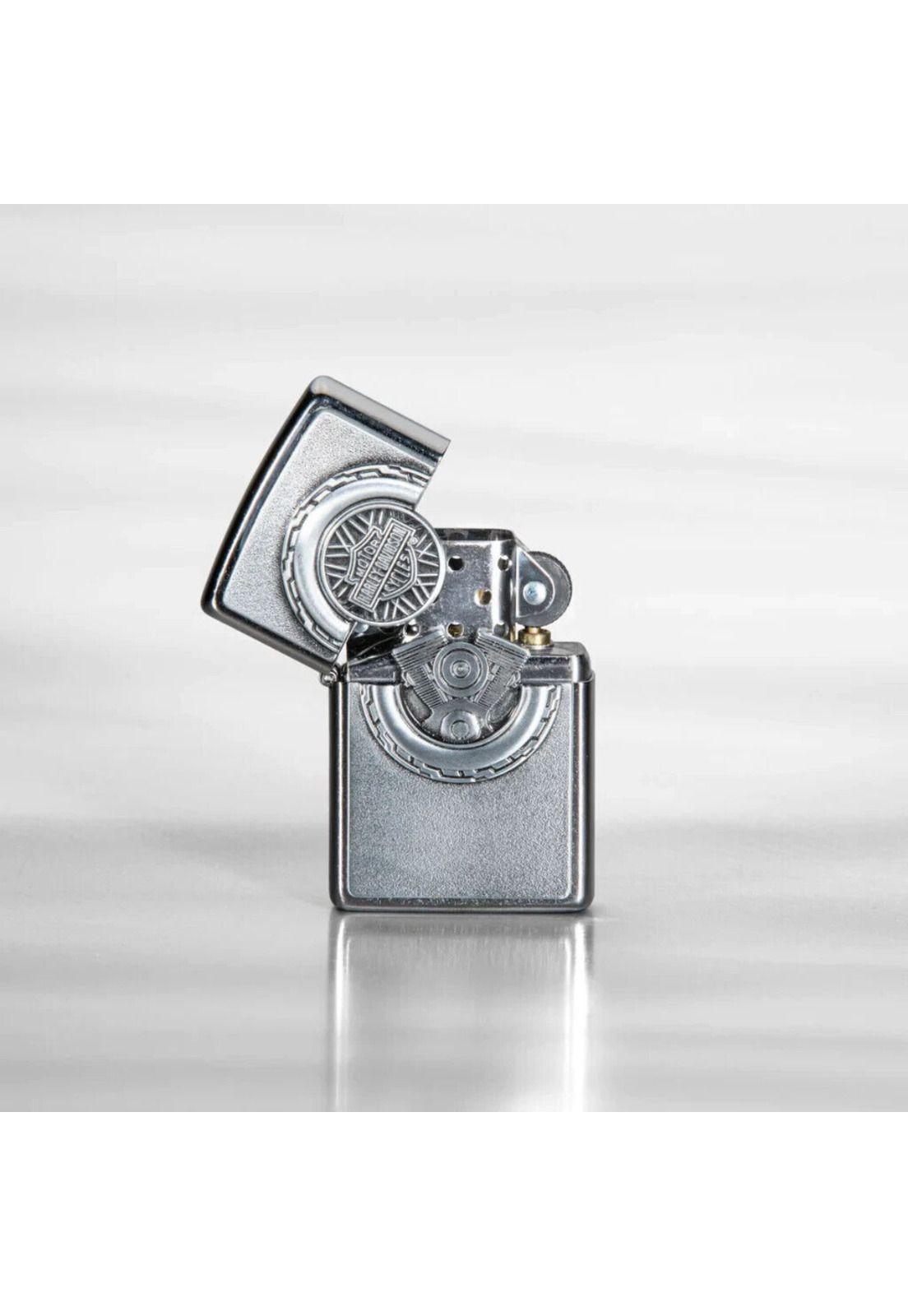 Encendedor Zippo 207 Harley-Davidson Plateado ZP49175 (Talle:Tamaño Único)-3