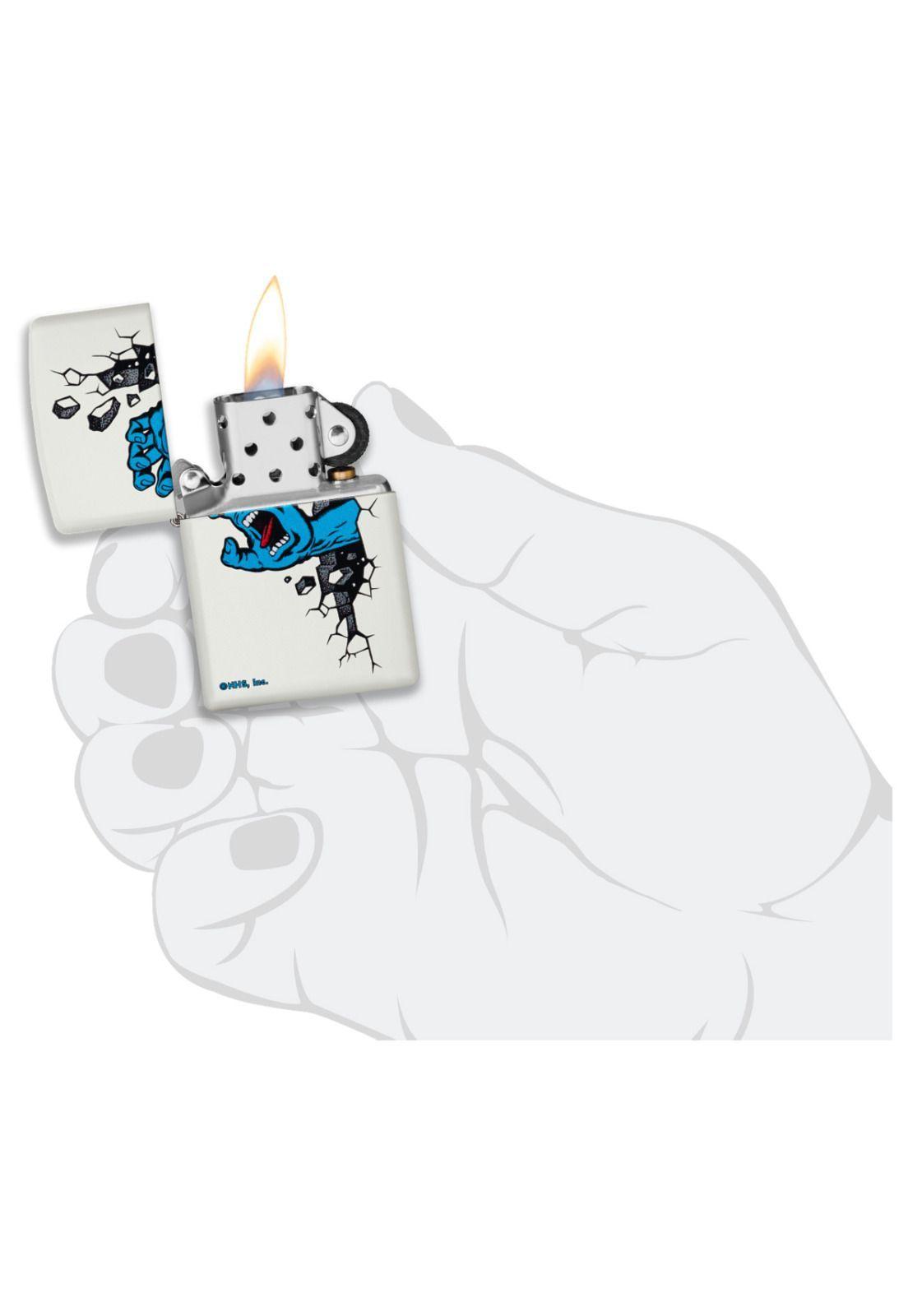 Encendedor Zippo Santa Cruz Skate Design Blanco ZP49614-4