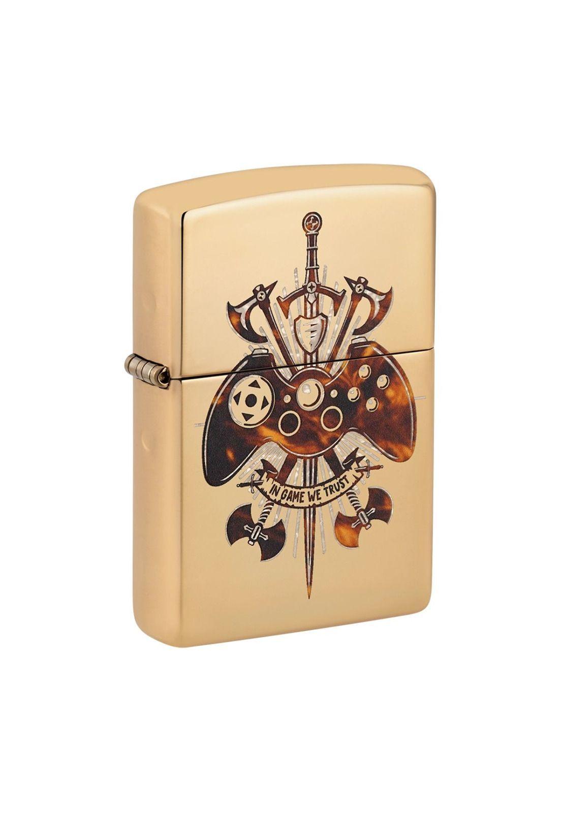 Encendedor Zippo Gamer Creed Design Dorado ZP46141-2