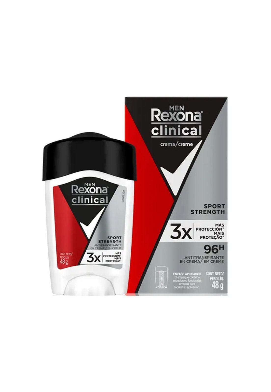 Desodorante en Crema Rexona Clinical Men Sport Strength-0