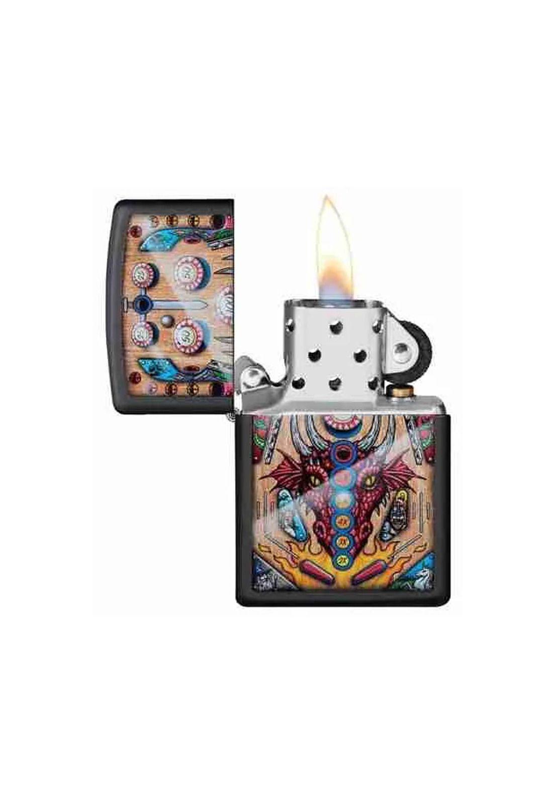 Encendedor Zippo Reimagine Pinball Design ZP218.CI413890 (Talle:Tamaño Único)-1