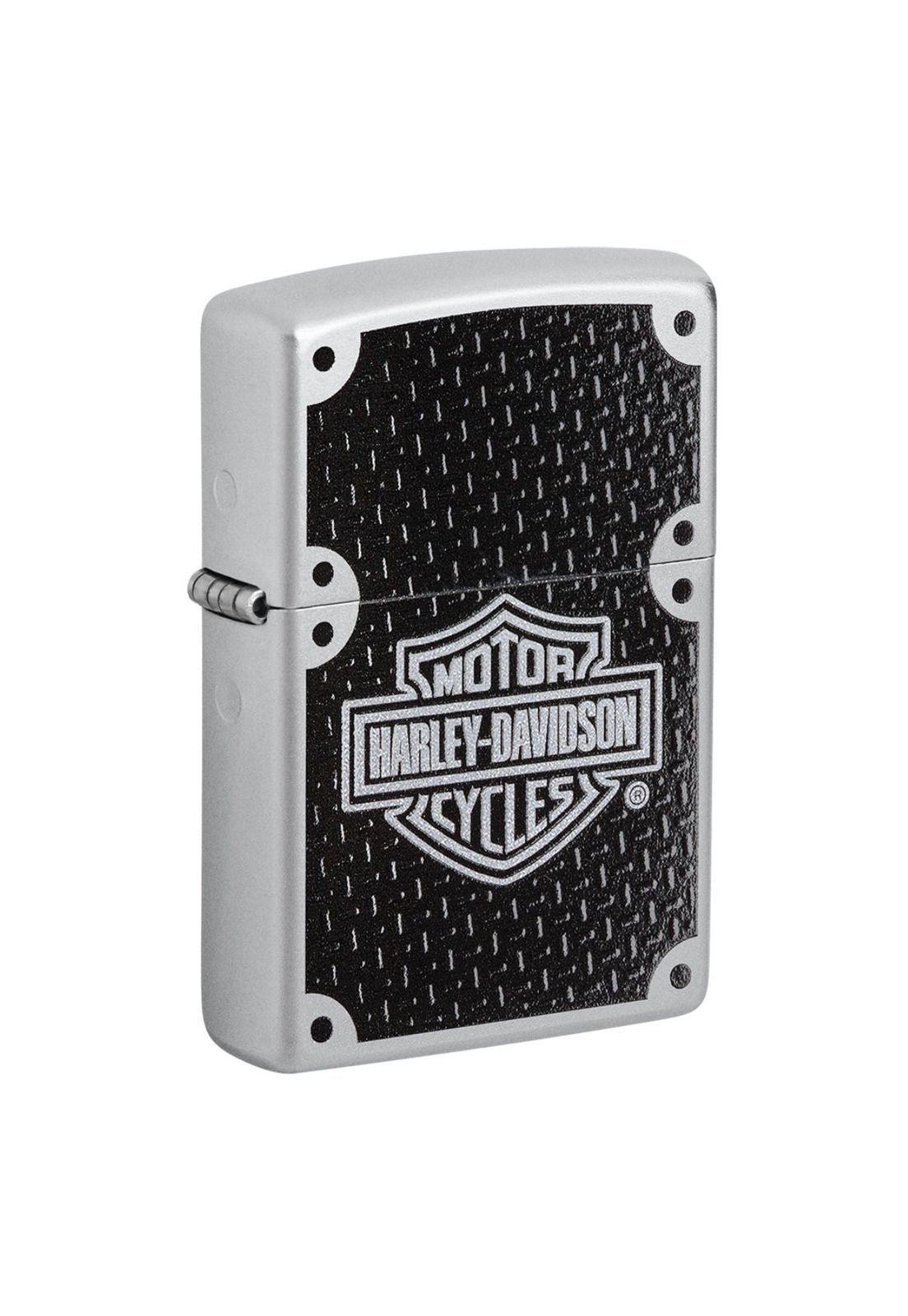 Encendedor Zippo Harley-Davidson Carbon Fiber Plata ZP24025-0
