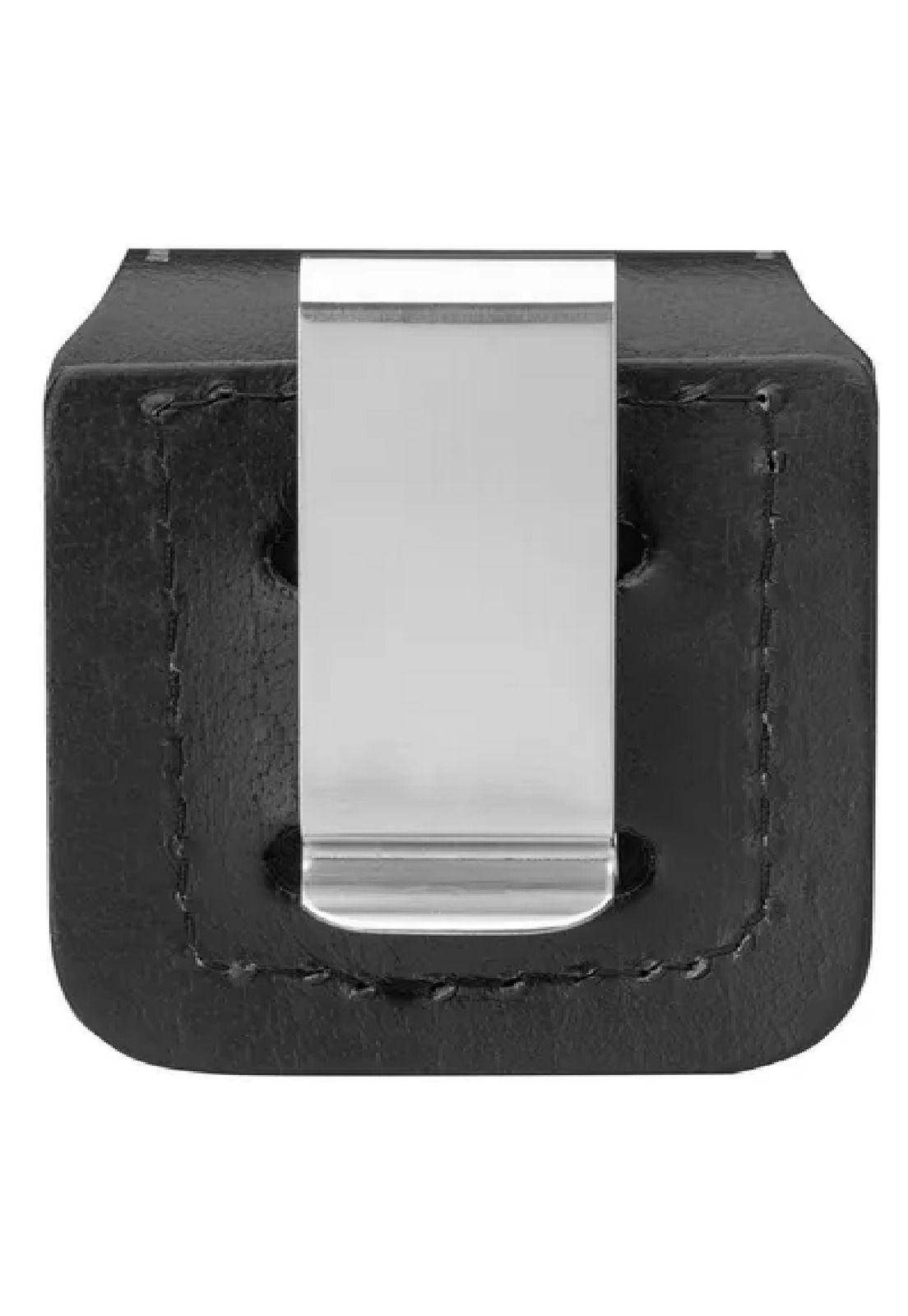 Estuche Zippo Funda Cuero Black Negro (Talle:Tamaño Único)-2