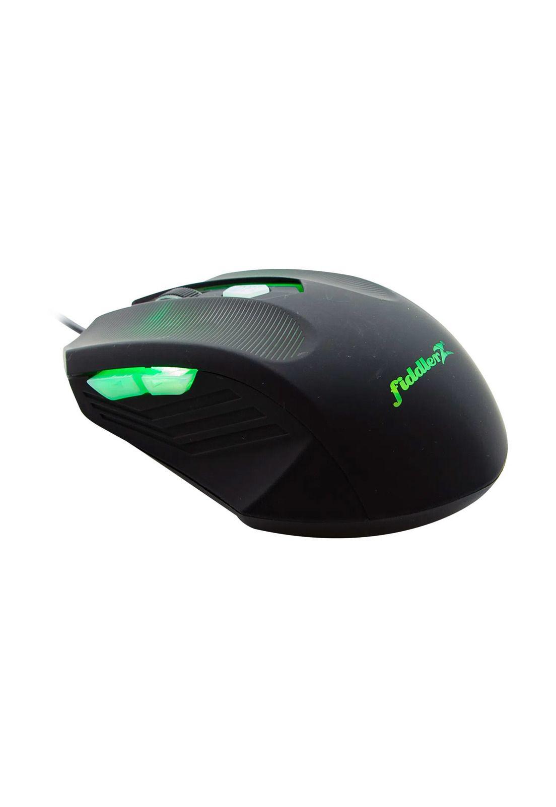 Mouse Gamer 6d Retroiluminado Luz Led Fd-mo532 Fiddler-2