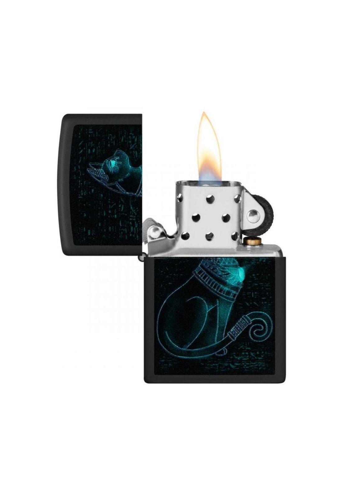 Encendedor Zippo Spiritual Cat Design Negro ZP48582-1