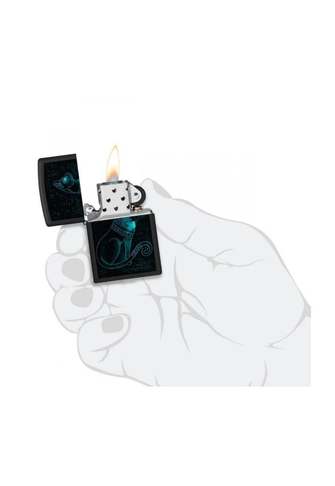 Encendedor Zippo Spiritual Cat Design Negro ZP48582-5