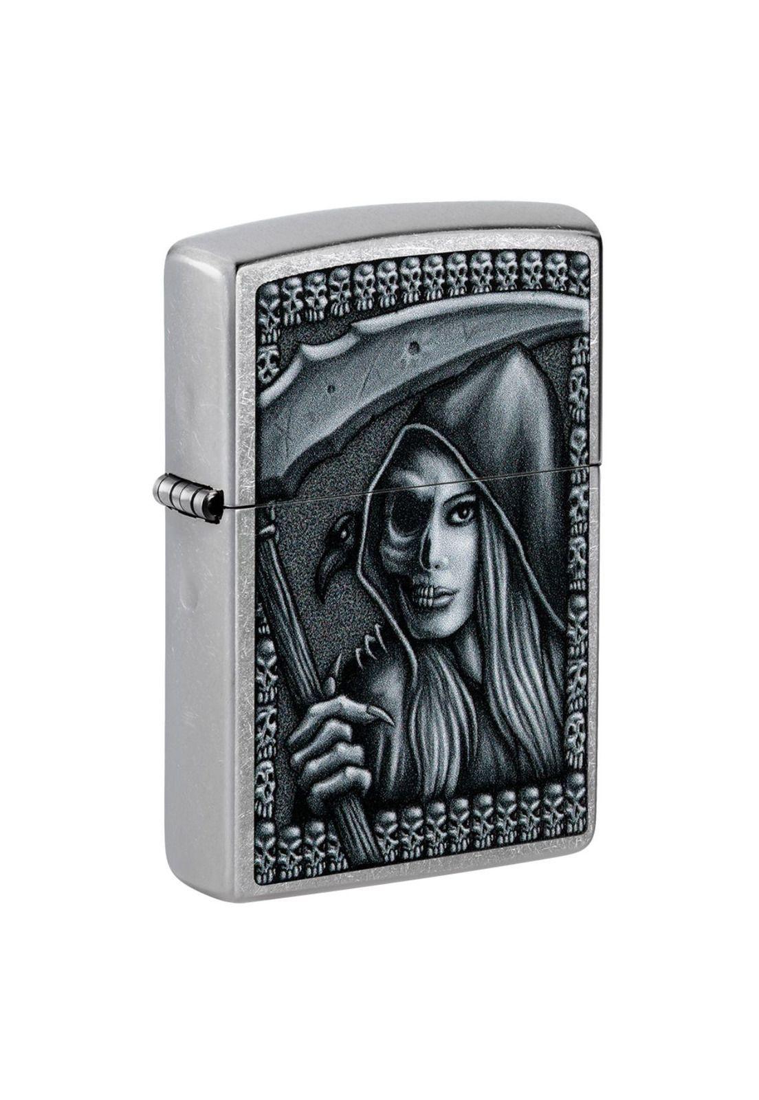 Encendedor Zippo Grim Beauty Plateado ZP46151-2