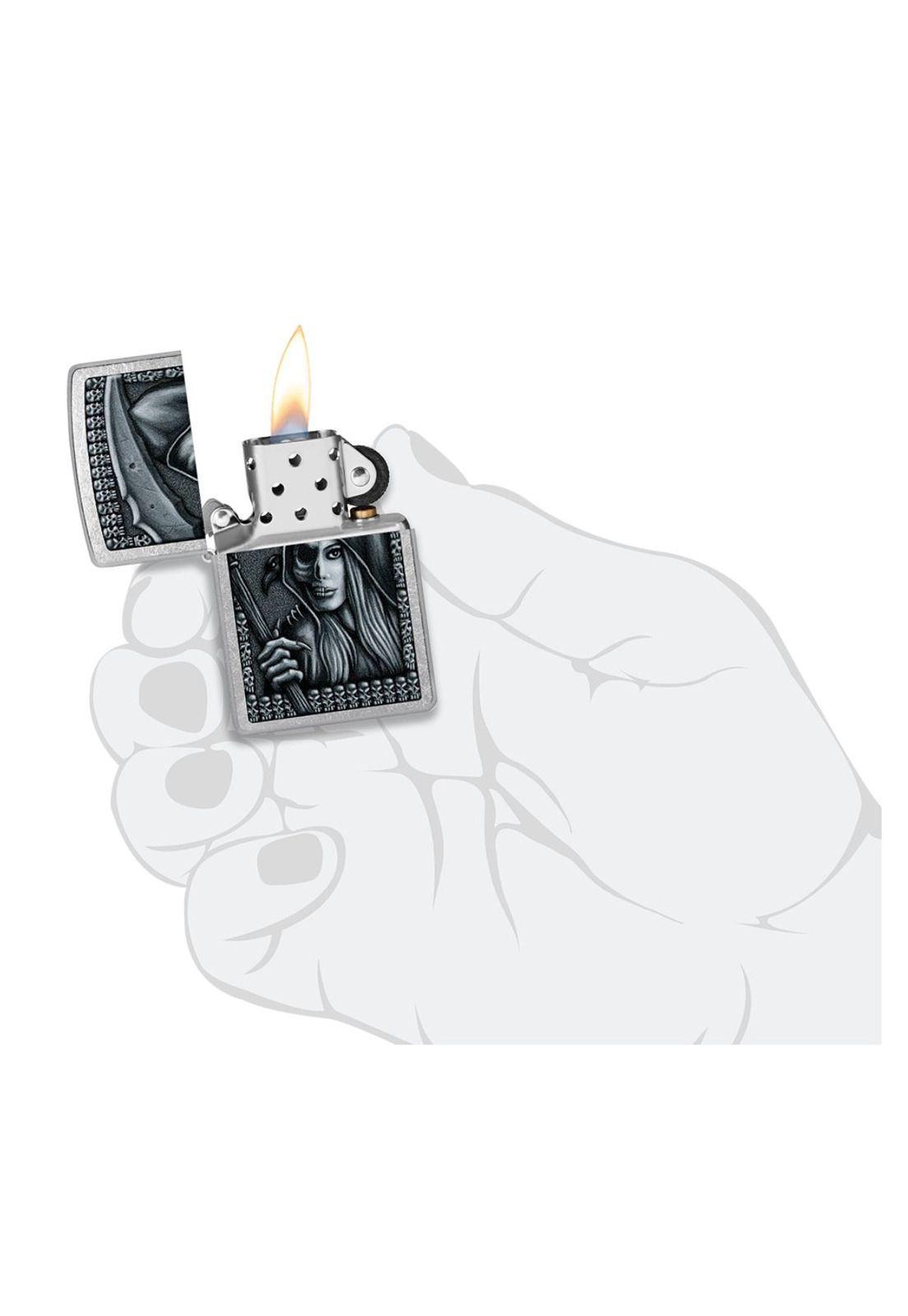 Encendedor Zippo Grim Beauty Plateado ZP46151-3