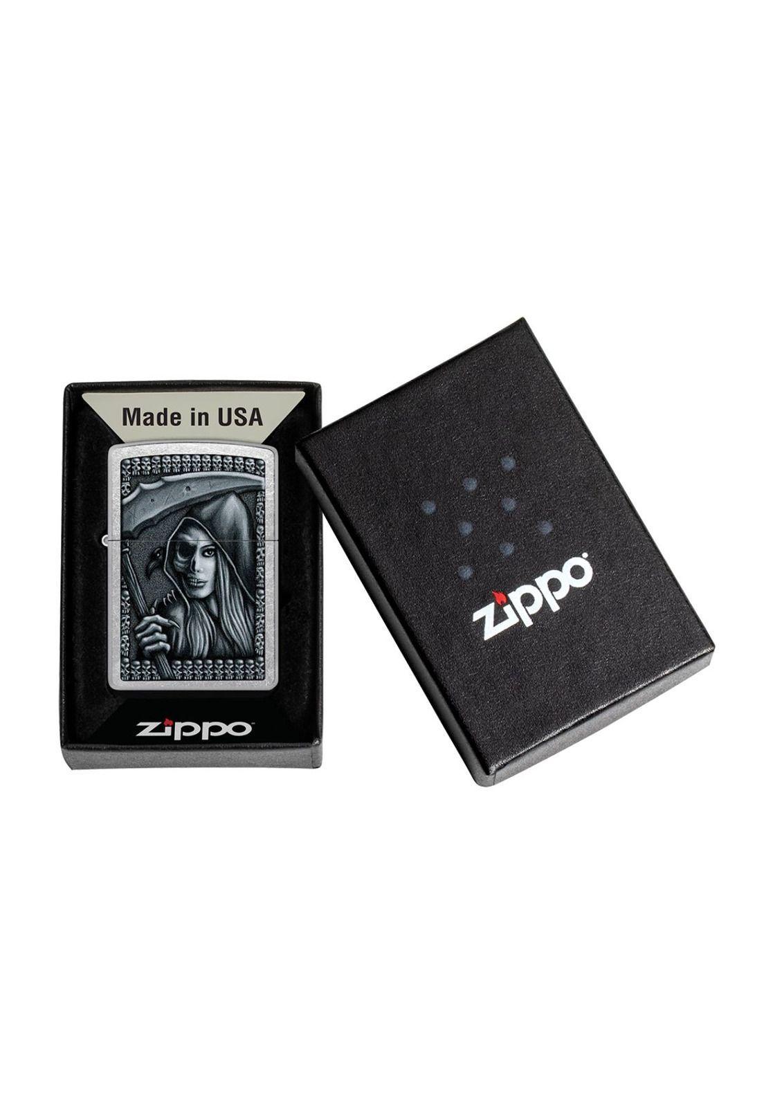 Encendedor Zippo Grim Beauty Plateado ZP46151-4