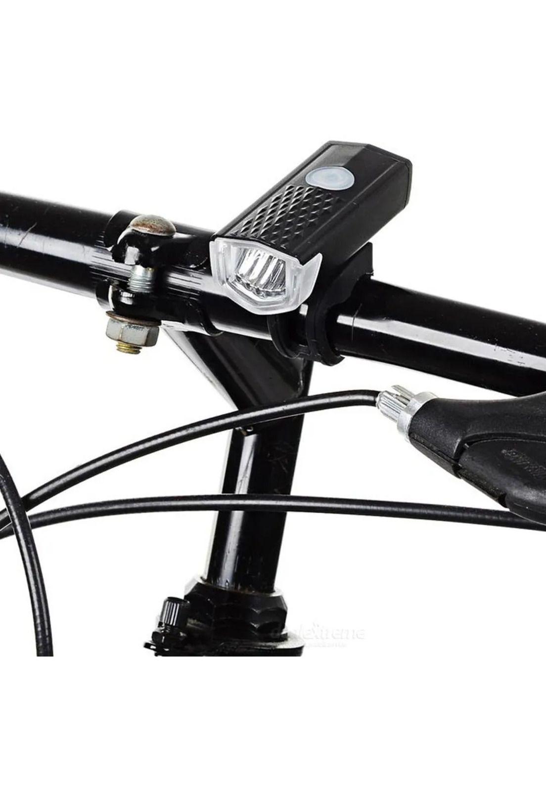 Pack Luz Bicicleta Delantera Y Trasera Recargable Por Usb-3