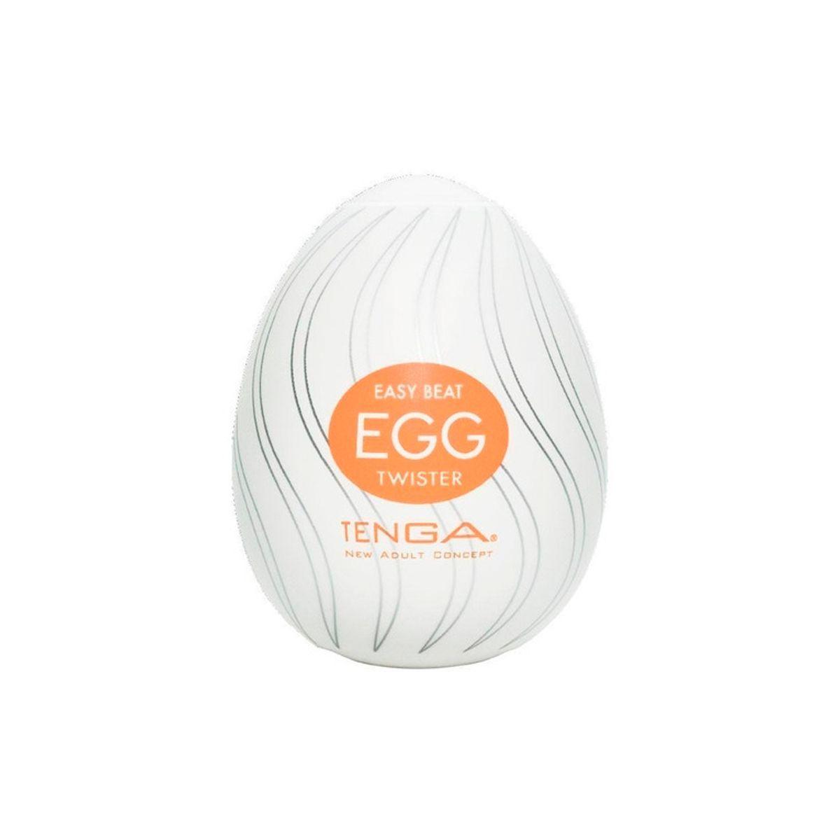 Huevo Masturbador Masculino Tenga Egg Twister Naranja-0
