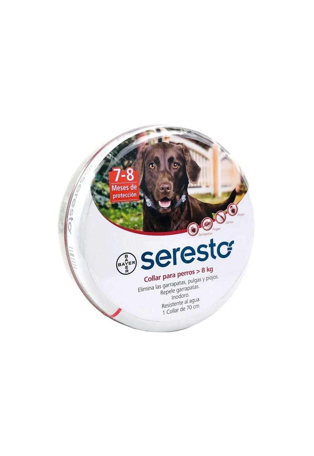 Collar Antiparasitos Externo Perros Seresto Mayor de 8 kg. -0