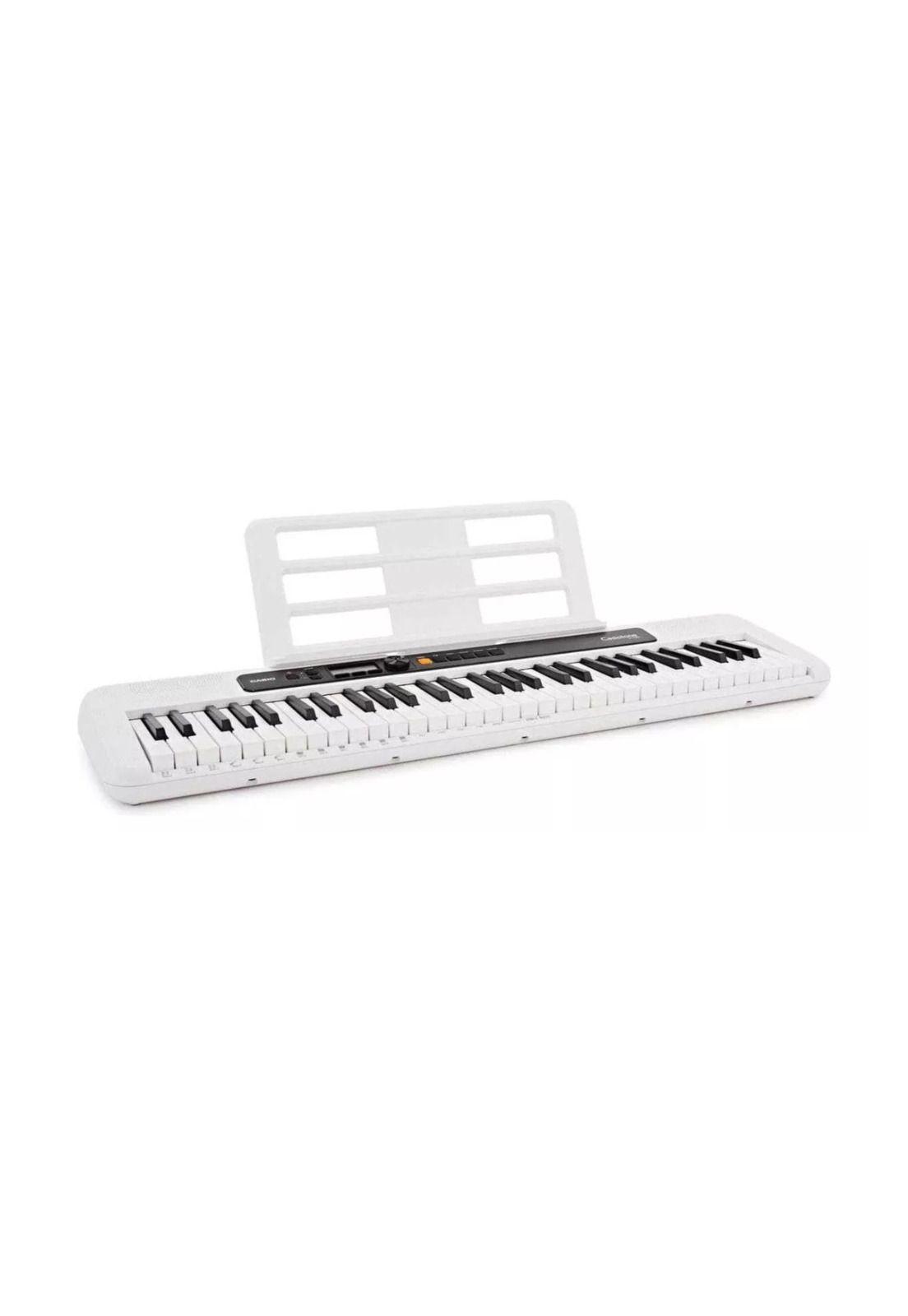 Teclado Casio CT-S200WE Casiotone Blanco con Transformador-0