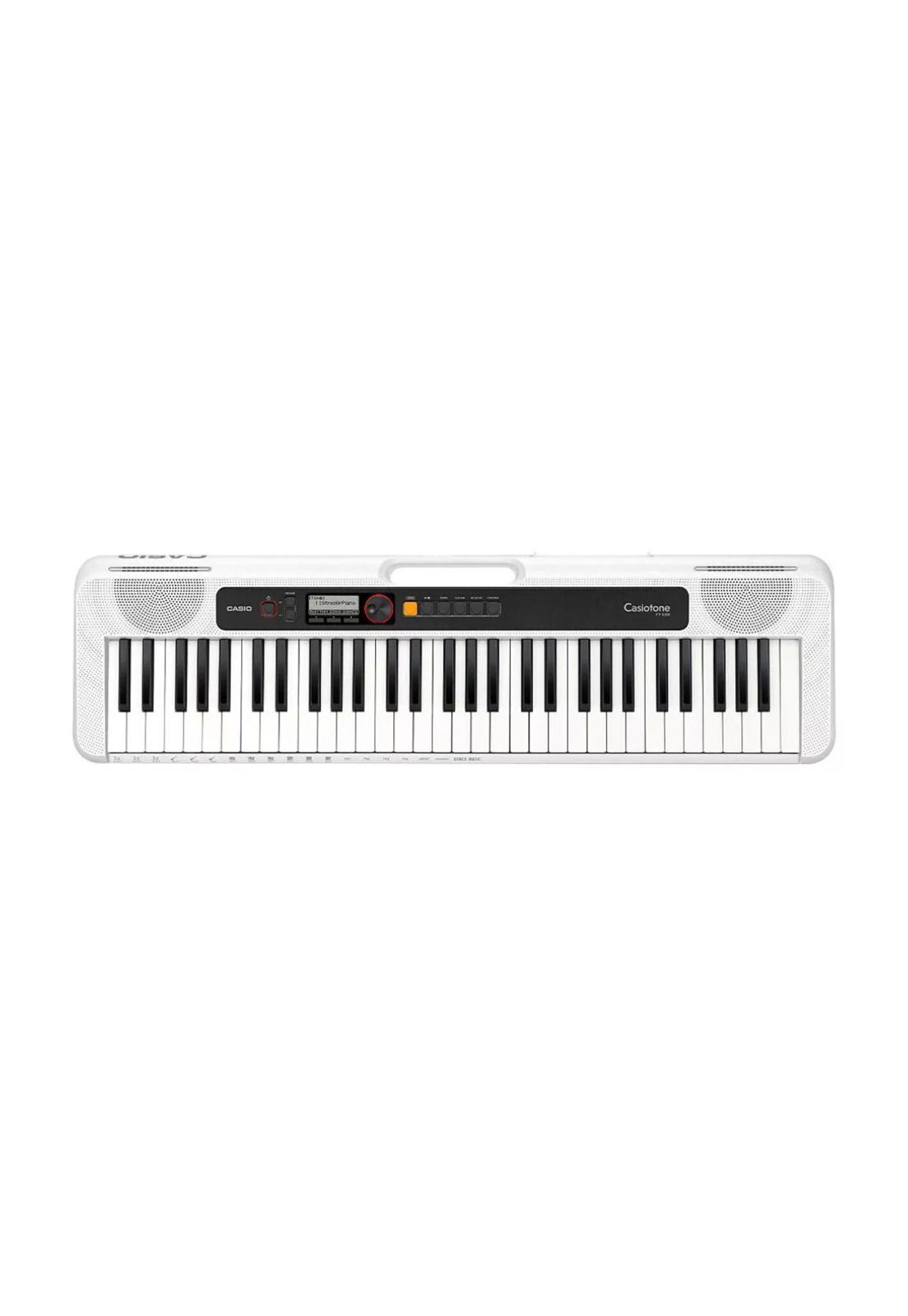 Teclado Casio CT-S200WE Casiotone Blanco con Transformador-1