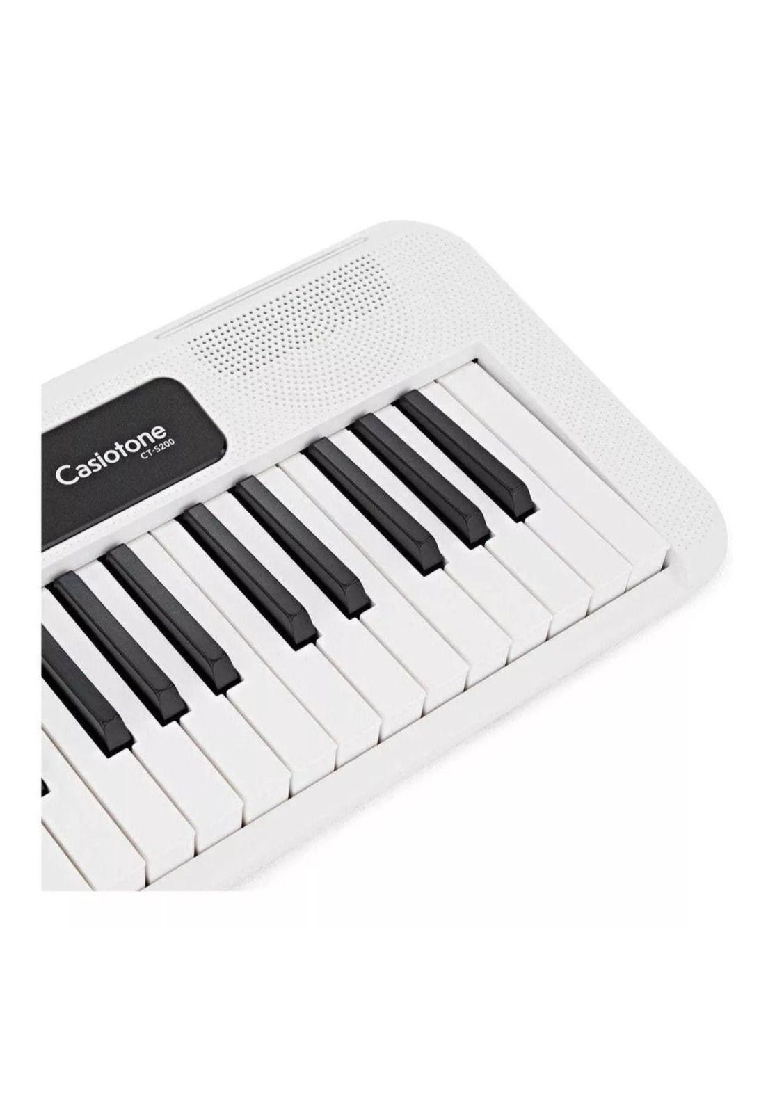 Teclado Casio CT-S200WE Casiotone Blanco con Transformador-5