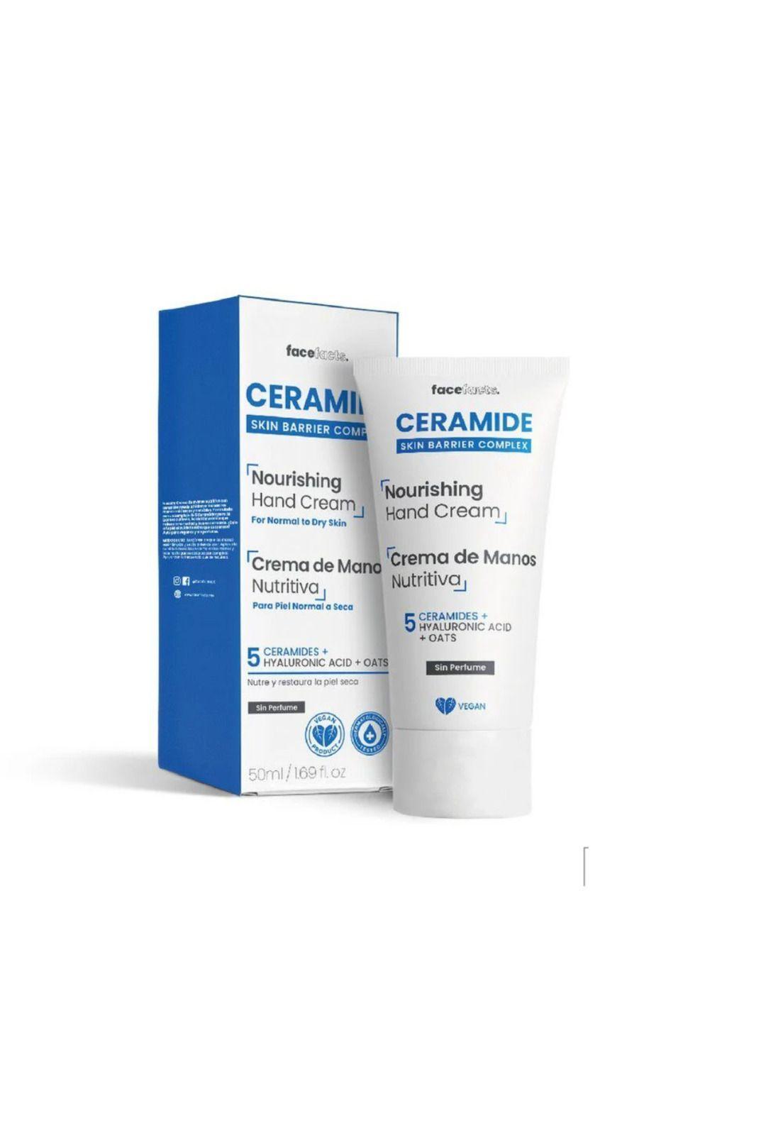Crema de Mano Nutritiva Piel Normal a Seca 50ml Ceramide-0