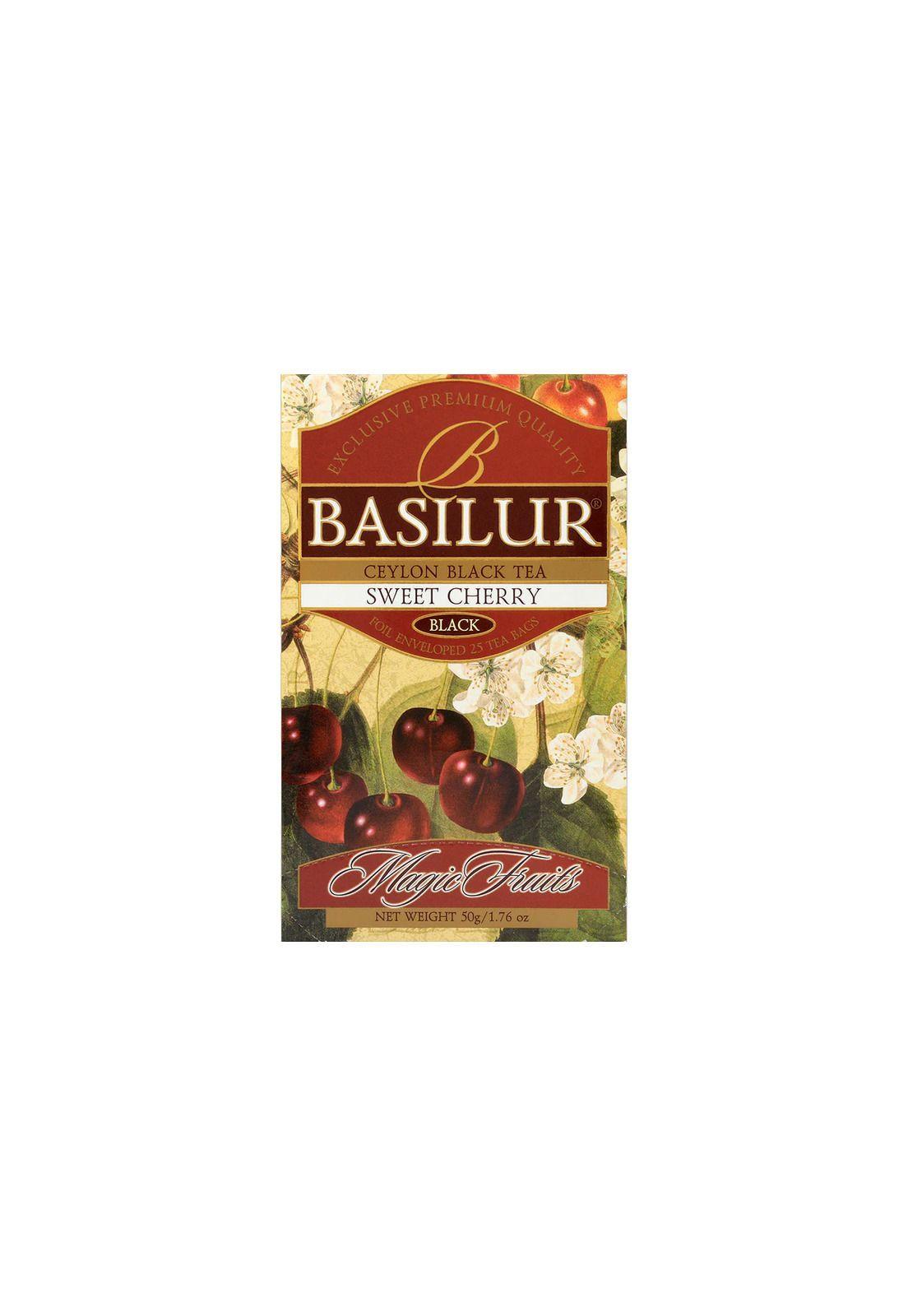 Te Negro Basilur Sweet Cherry Caja 25 bolsas-2