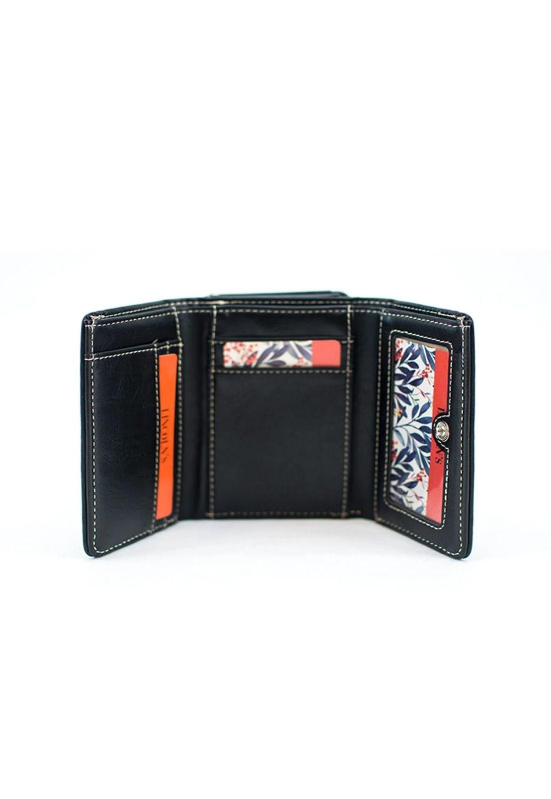 Billetera Mujer Lirio Negro Lincoln's-2