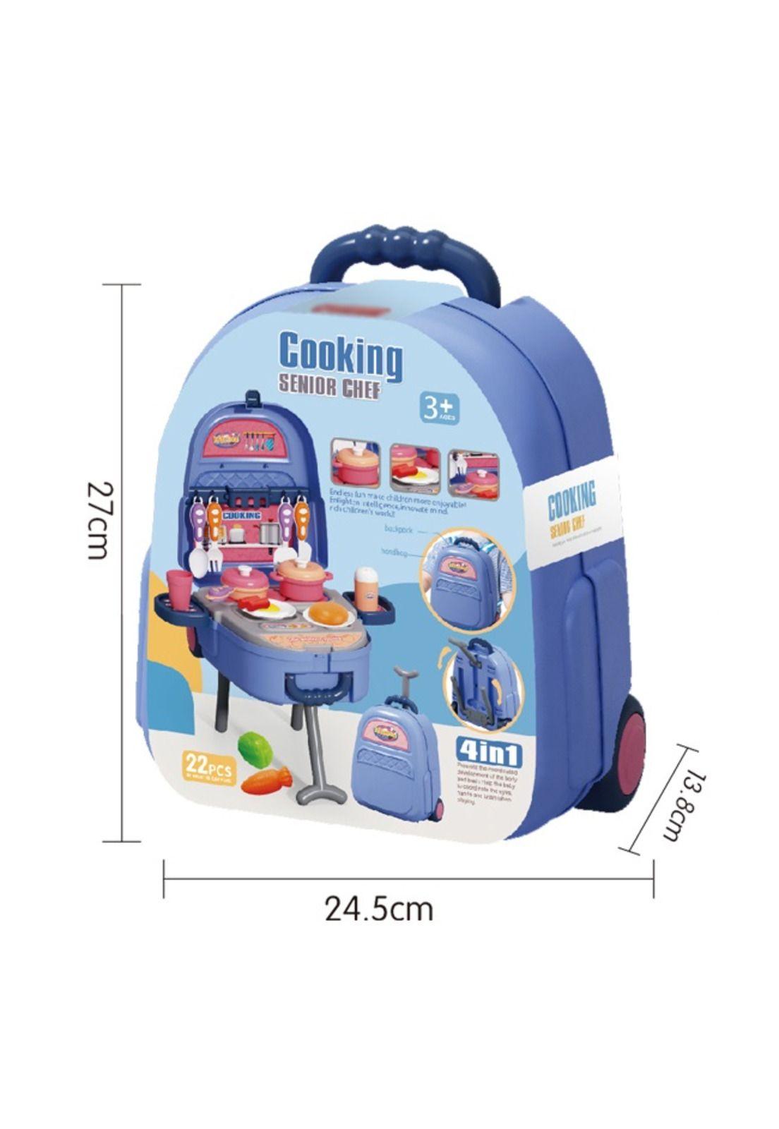 Maleta De Juegos 4 en 1 Set Cocina Con Accesorios-3