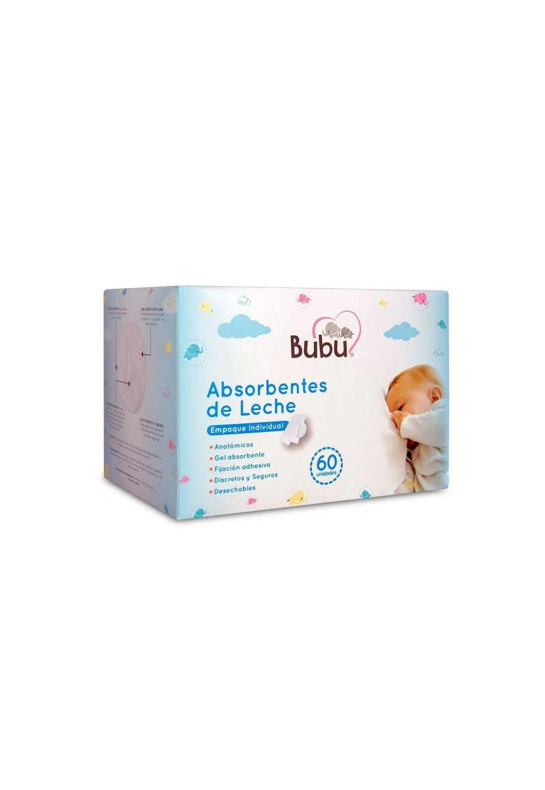 Bubu Absorbentes De Leche Protector Mamario 60 Unidades-0