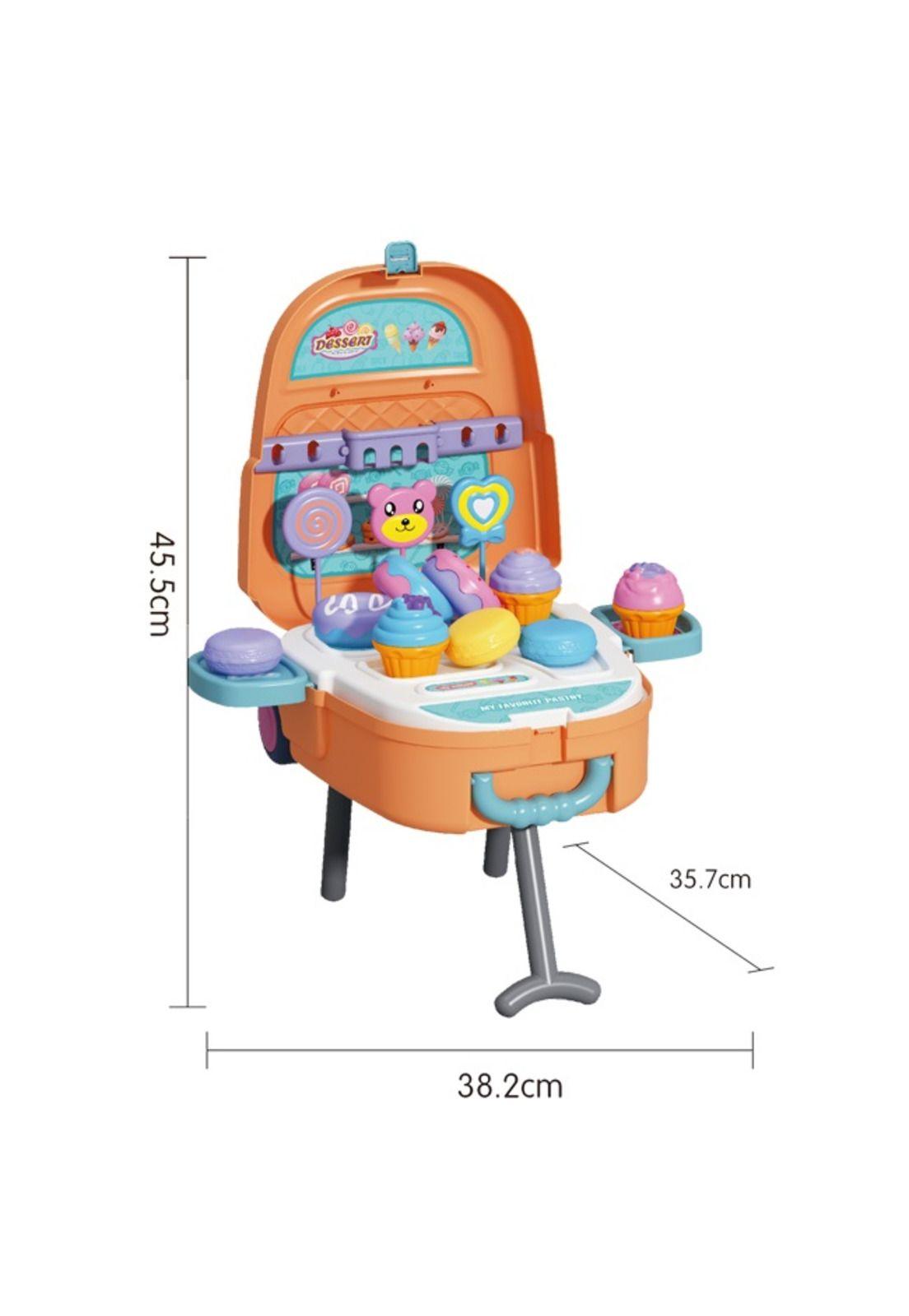 Maleta De Juegos 4 en 1 Tienda Dulce y Helados Con Accesorios-2